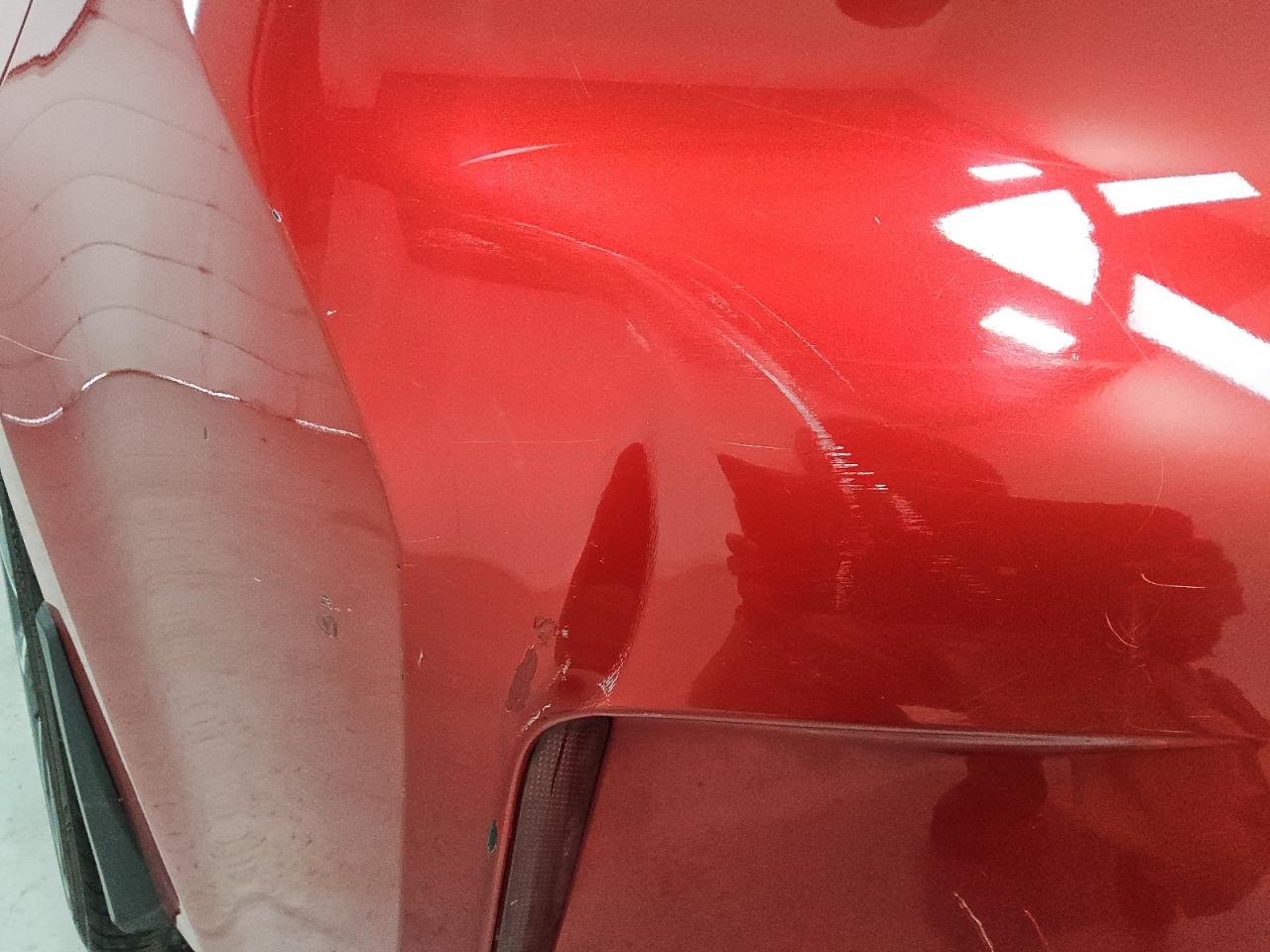 2021 Toyota Corolla Se Red vin: 5YFS4MCE6MP085370 Damage: Rear Bumper, Heavy Scratch, > 12 Inches