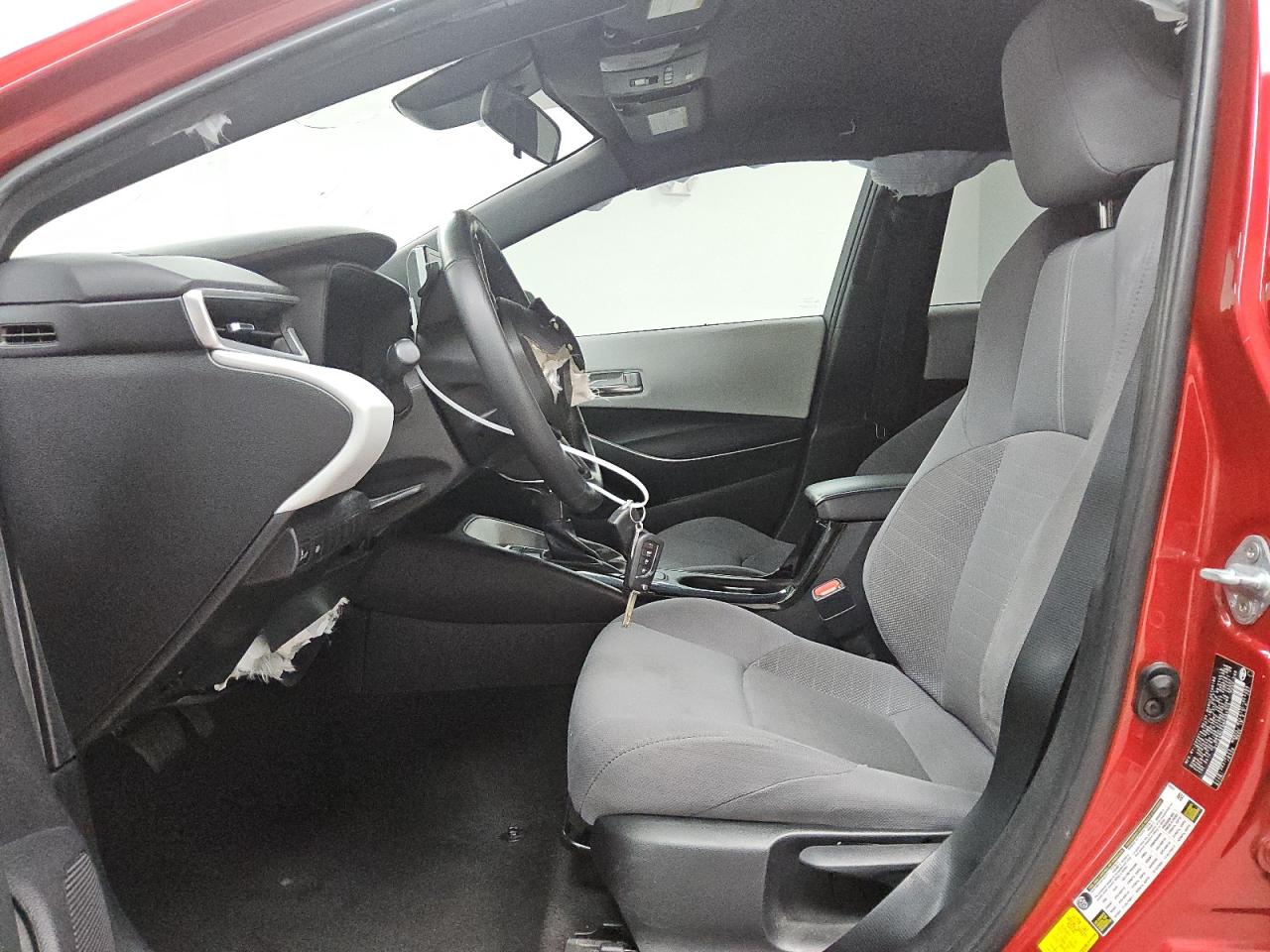 2021 Toyota Corolla Se Red vin: 5YFS4MCE6MP085370 Damage: Right Side Curtain Air Bag, Deployed, Replacement Required