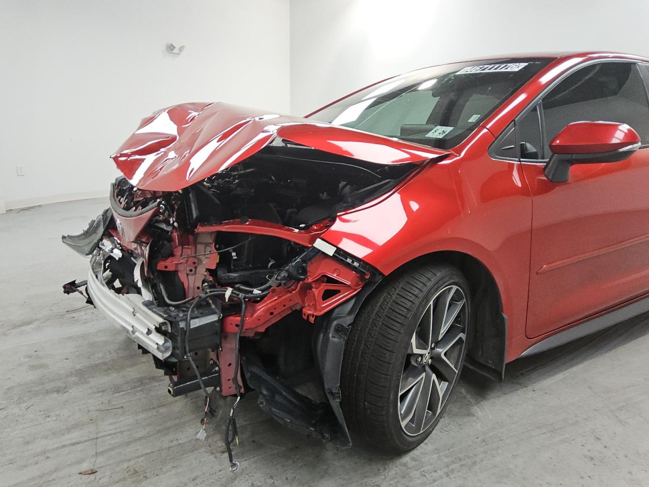 2021 Toyota Corolla Se Red vin: 5YFS4MCE6MP085370 Damage: Left Apron, Broken, Replacement Required