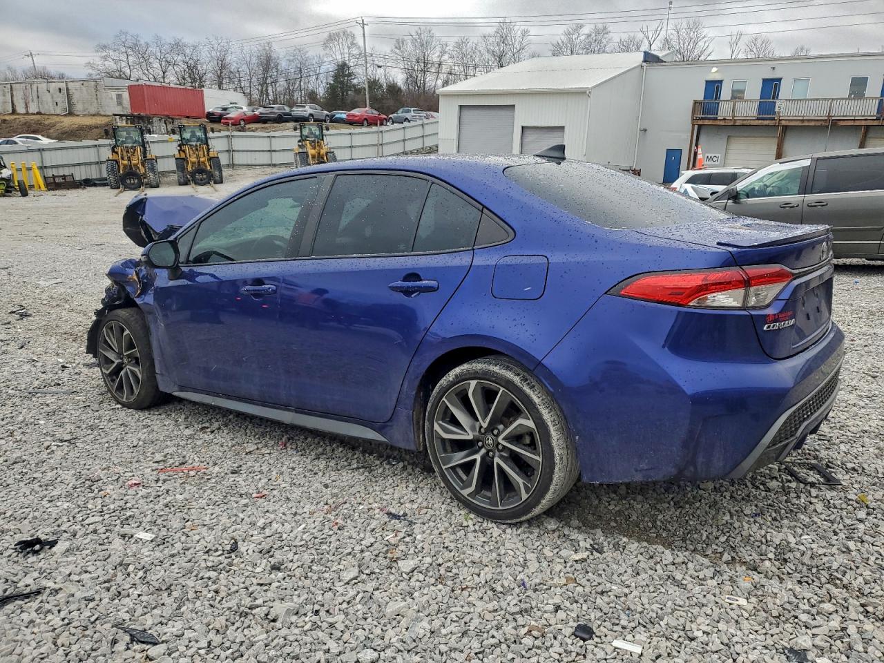 2021 Toyota Corolla Se Blue vin: 5YFS4MCE7MP070781