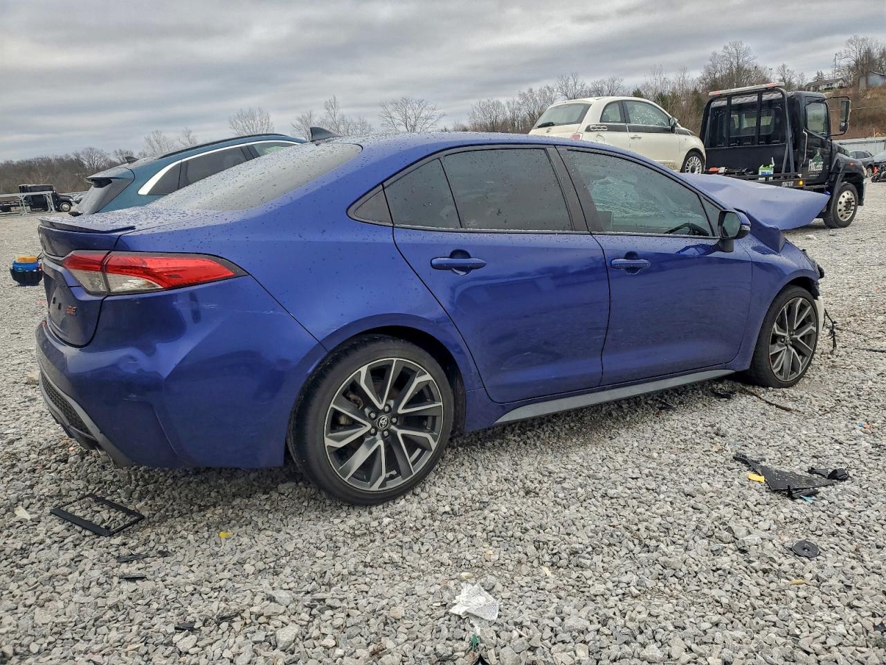 2021 Toyota Corolla Se Blue vin: 5YFS4MCE7MP070781