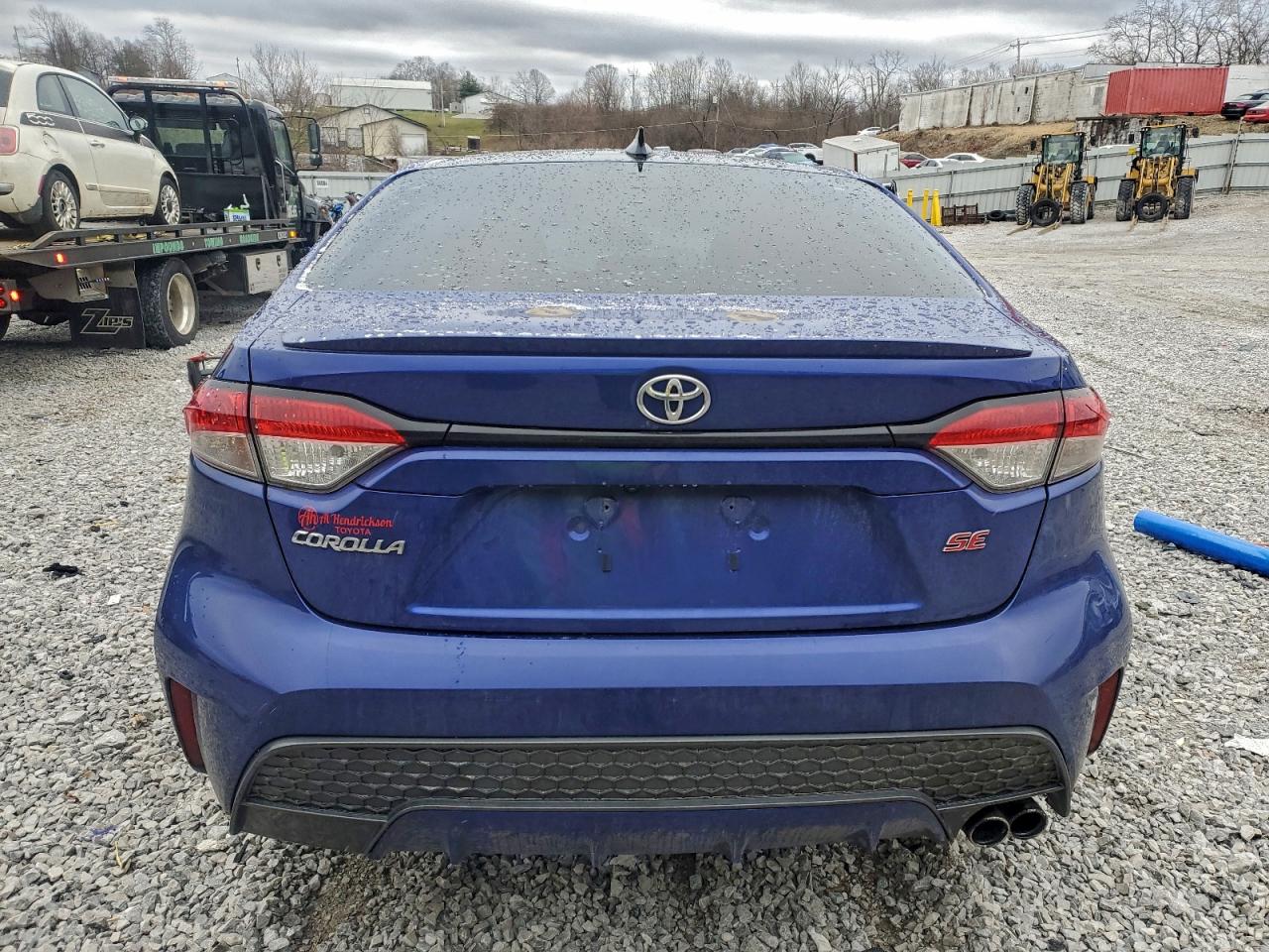 2021 Toyota Corolla Se Blue vin: 5YFS4MCE7MP070781