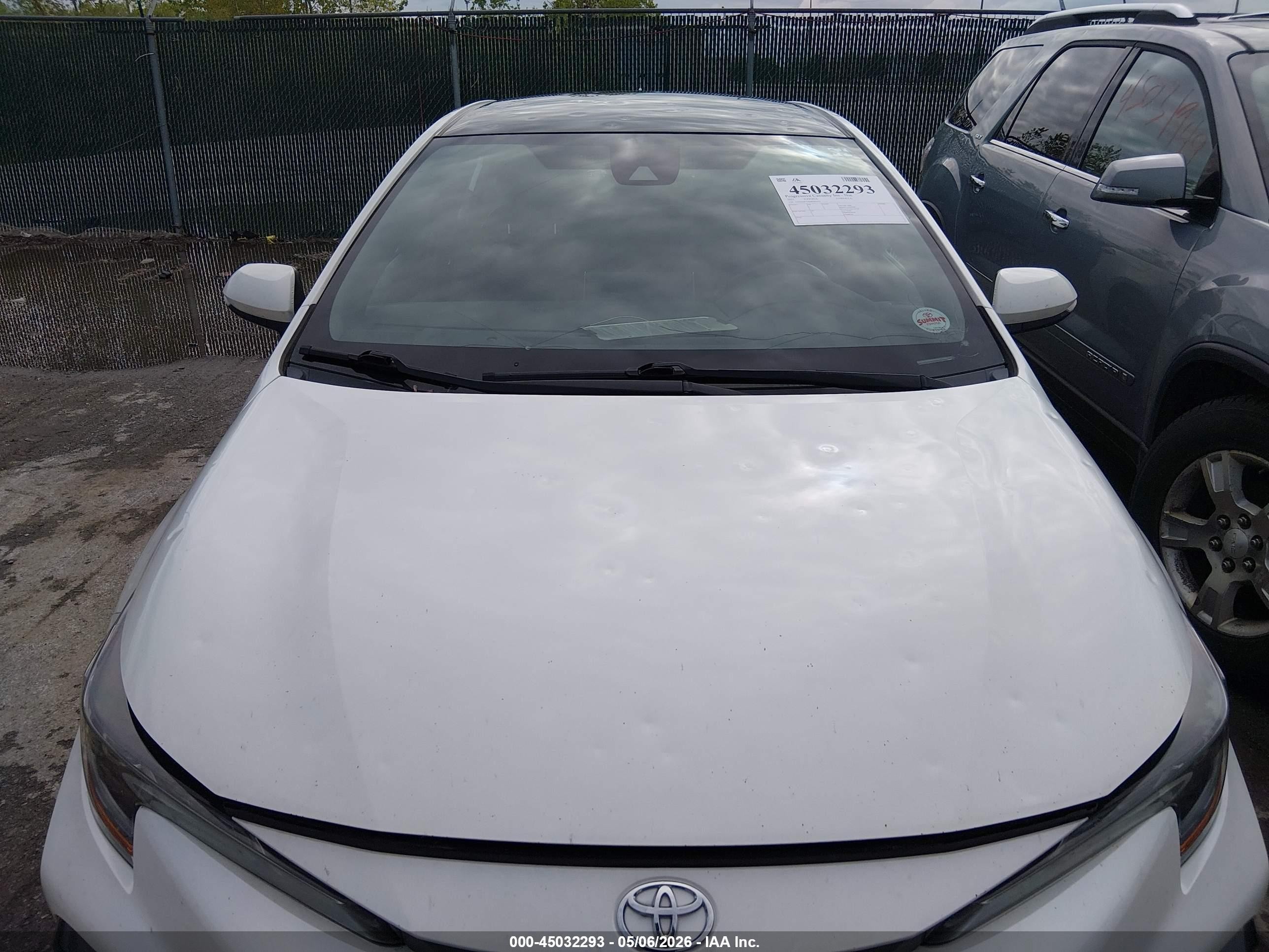 2021 Toyota Corolla Se White vin: 5YFS4MCE8MP069252