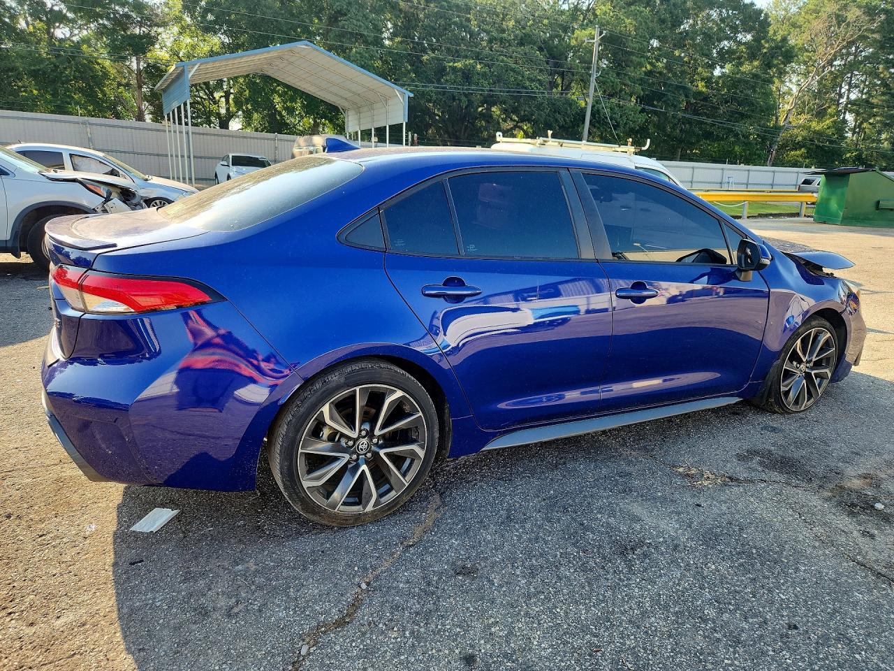 2021 Toyota Corolla Se Blue vin: 5YFS4MCE8MP087203