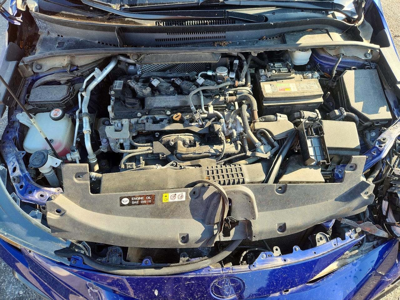 2021 Toyota Corolla Se Blue vin: 5YFS4MCE8MP087203