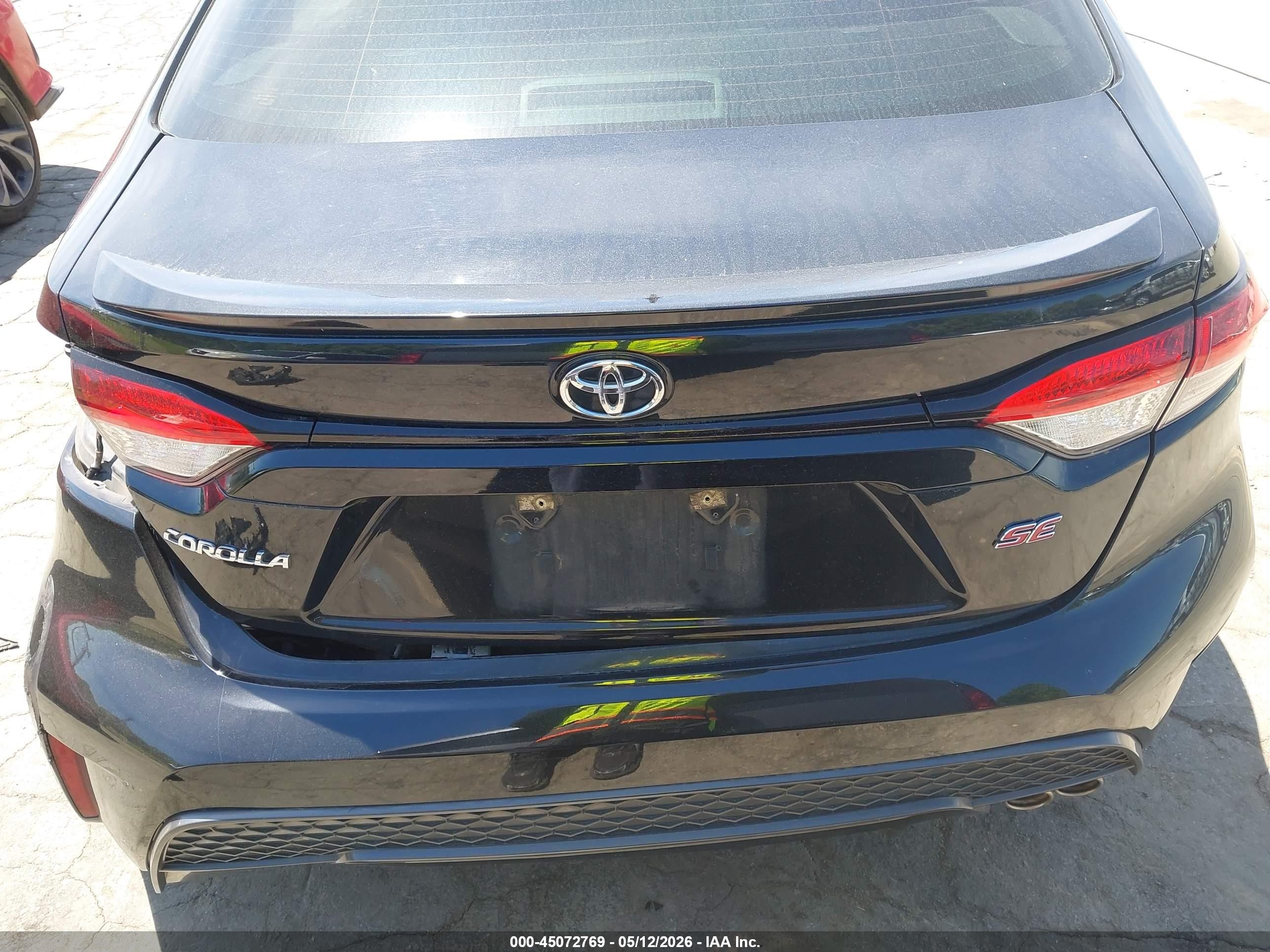 2022 Toyota Corolla Se Black vin: 5YFS4MCE8NP134246