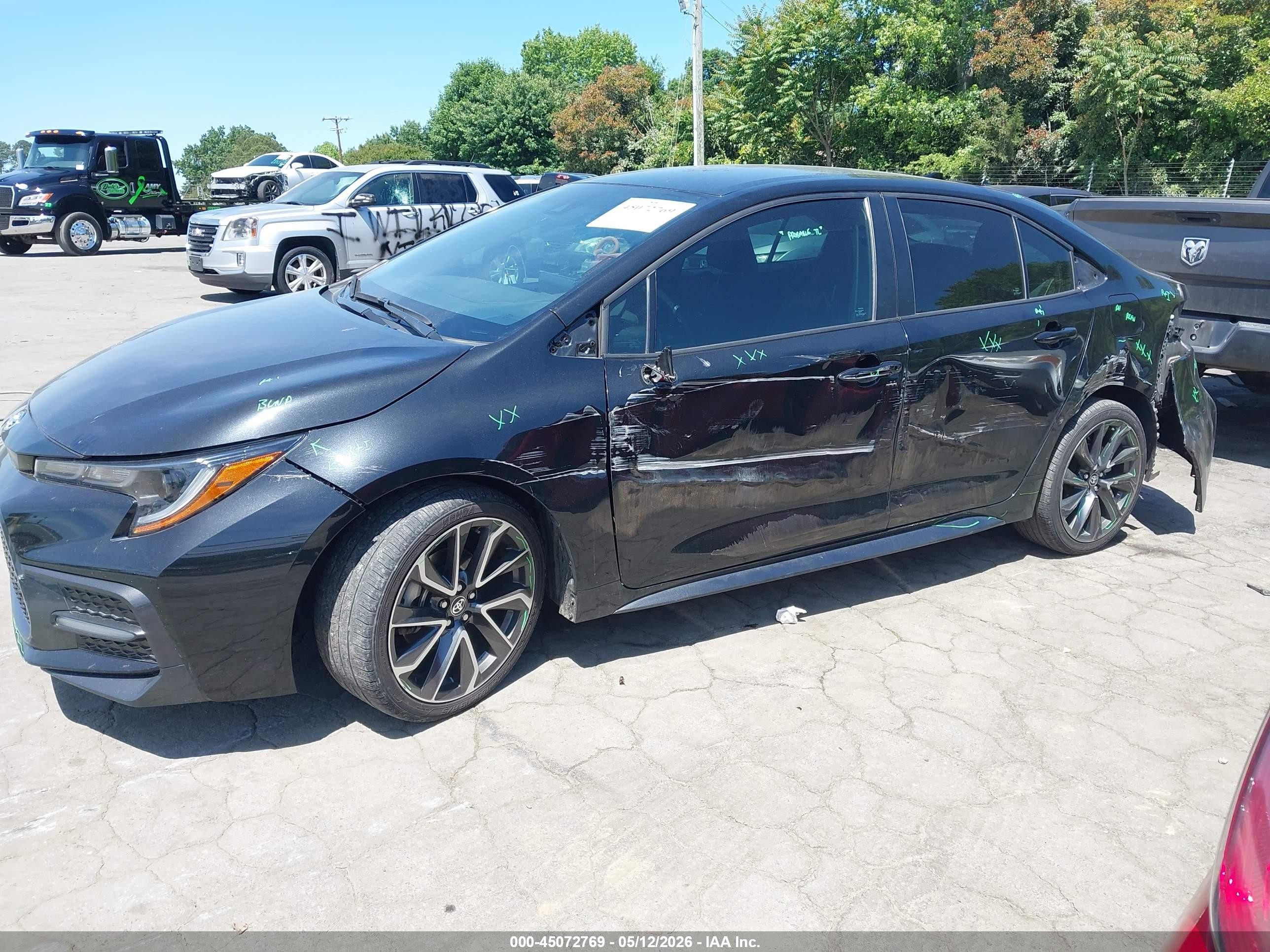 2022 Toyota Corolla Se Black vin: 5YFS4MCE8NP134246