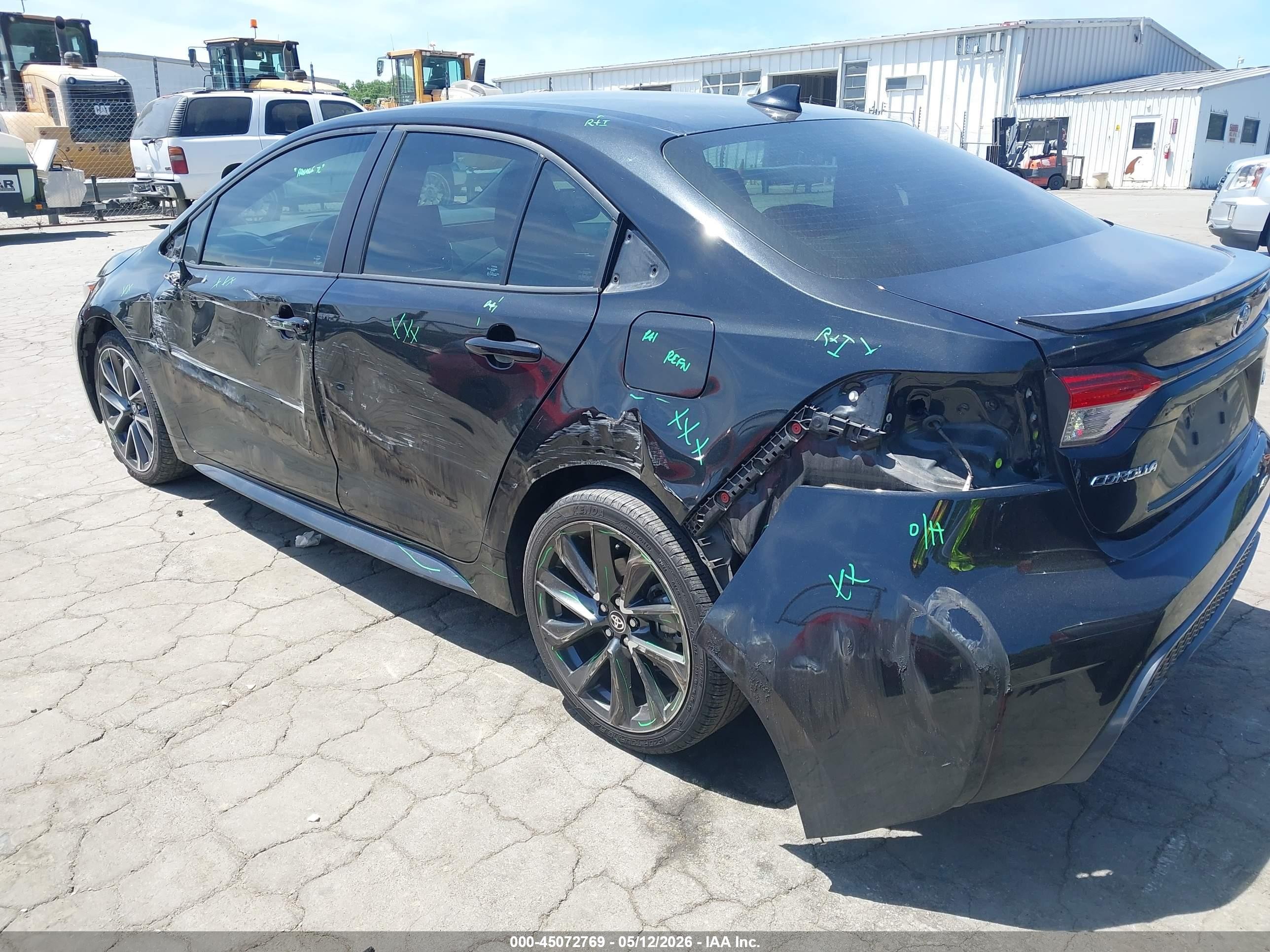 2022 Toyota Corolla Se Black vin: 5YFS4MCE8NP134246