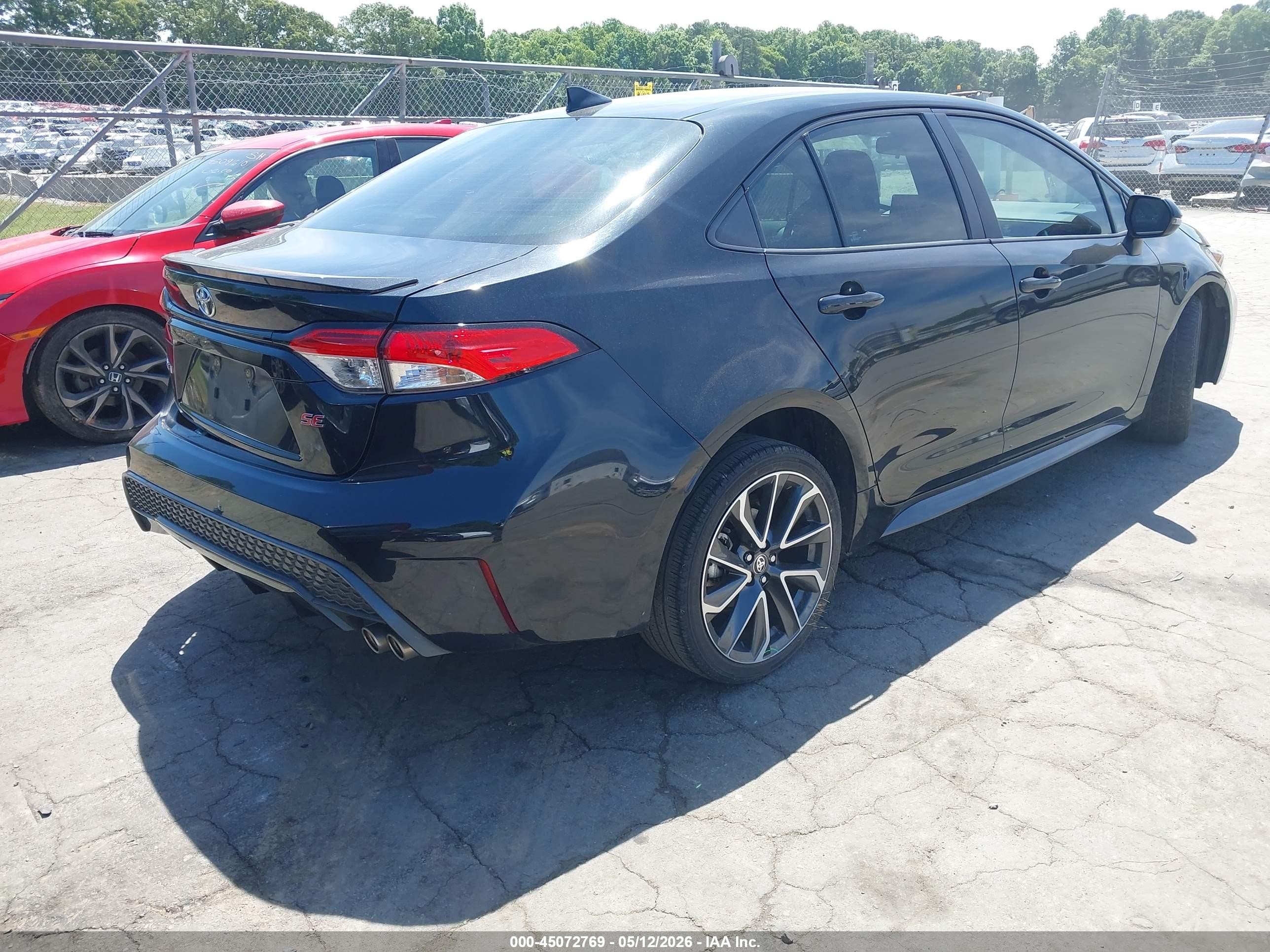 2022 Toyota Corolla Se Black vin: 5YFS4MCE8NP134246