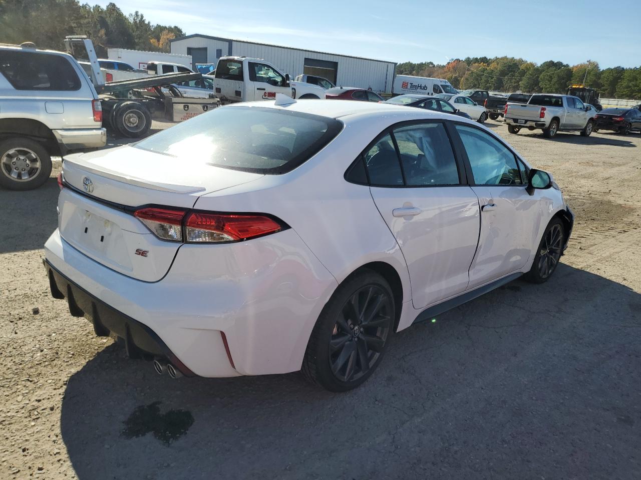 2025 Toyota Corolla Se White vin: 5YFS4MCE8SP217686