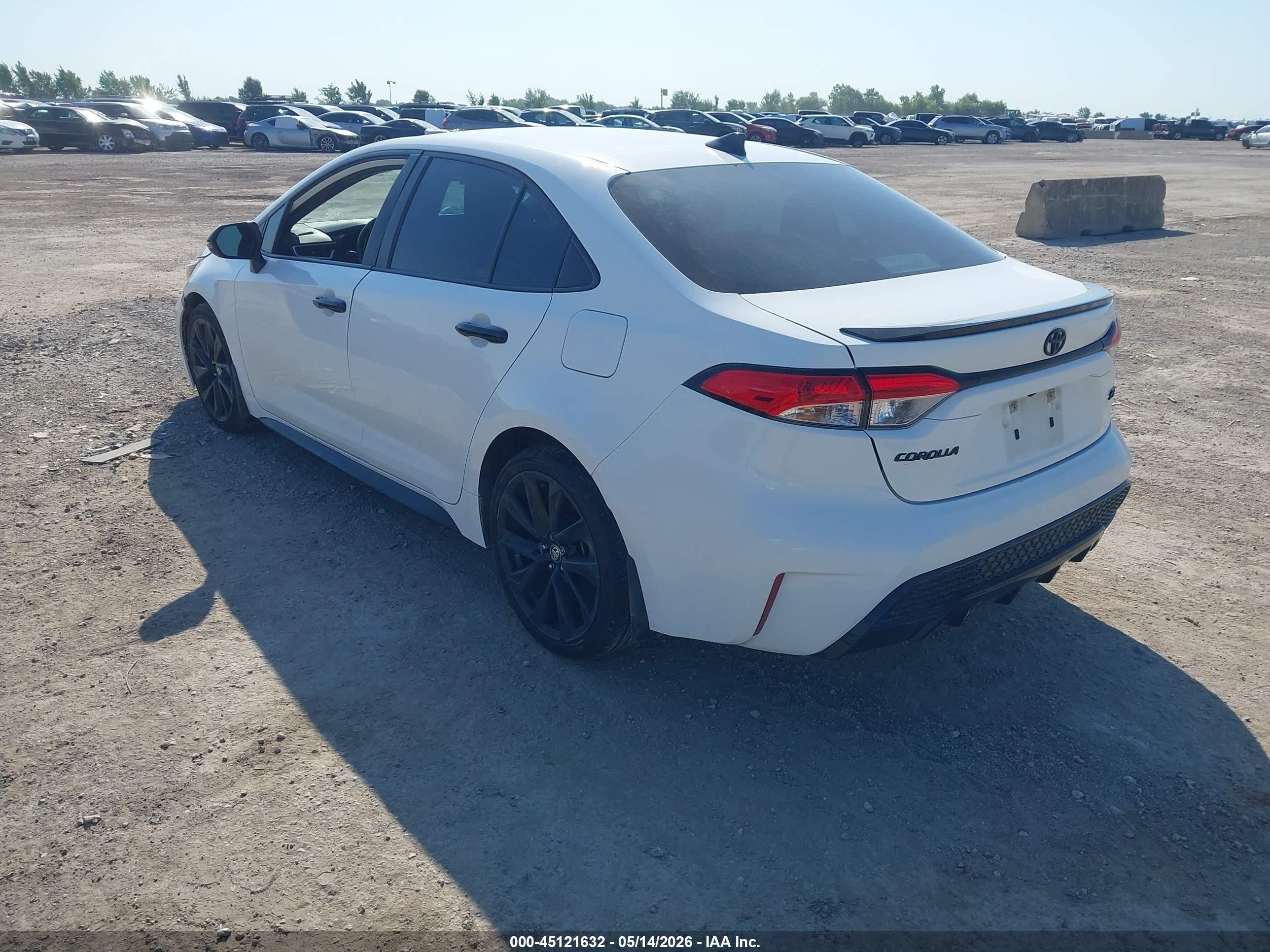 2022 Toyota Corolla Se Nightshade Edition White vin: 5YFS4MCE9NP101675