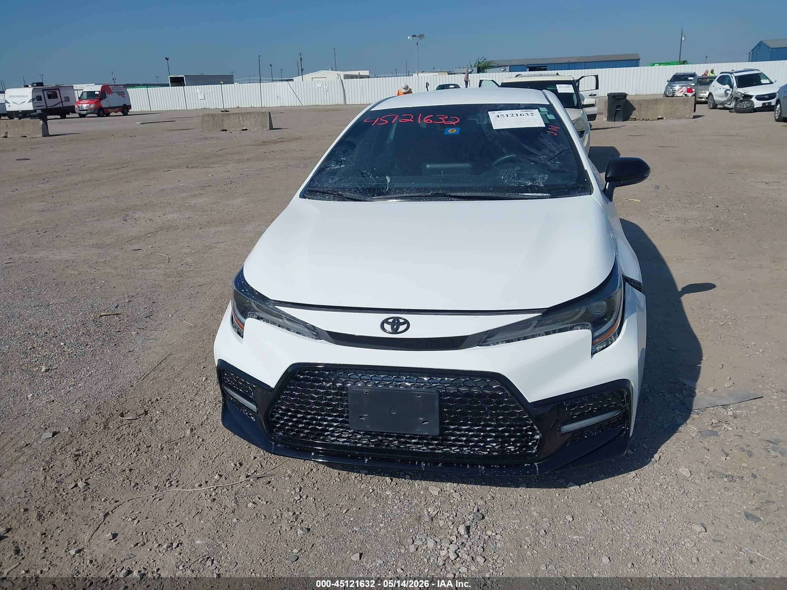 2022 Toyota Corolla Se Nightshade Edition White vin: 5YFS4MCE9NP101675