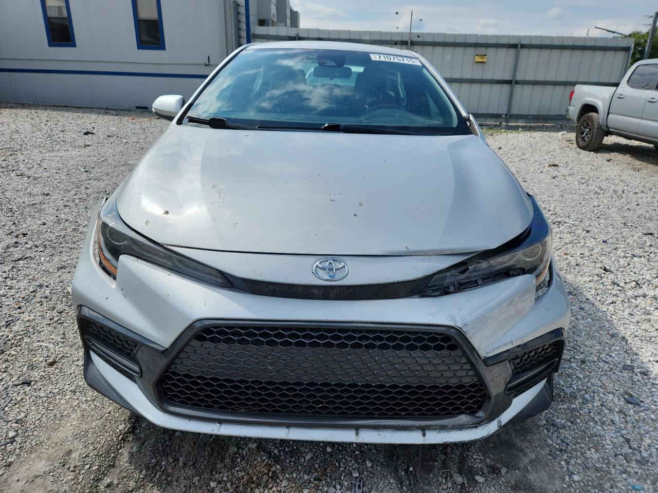 2022 Toyota Corolla Se Silver vin: 5YFS4MCE9NP111736