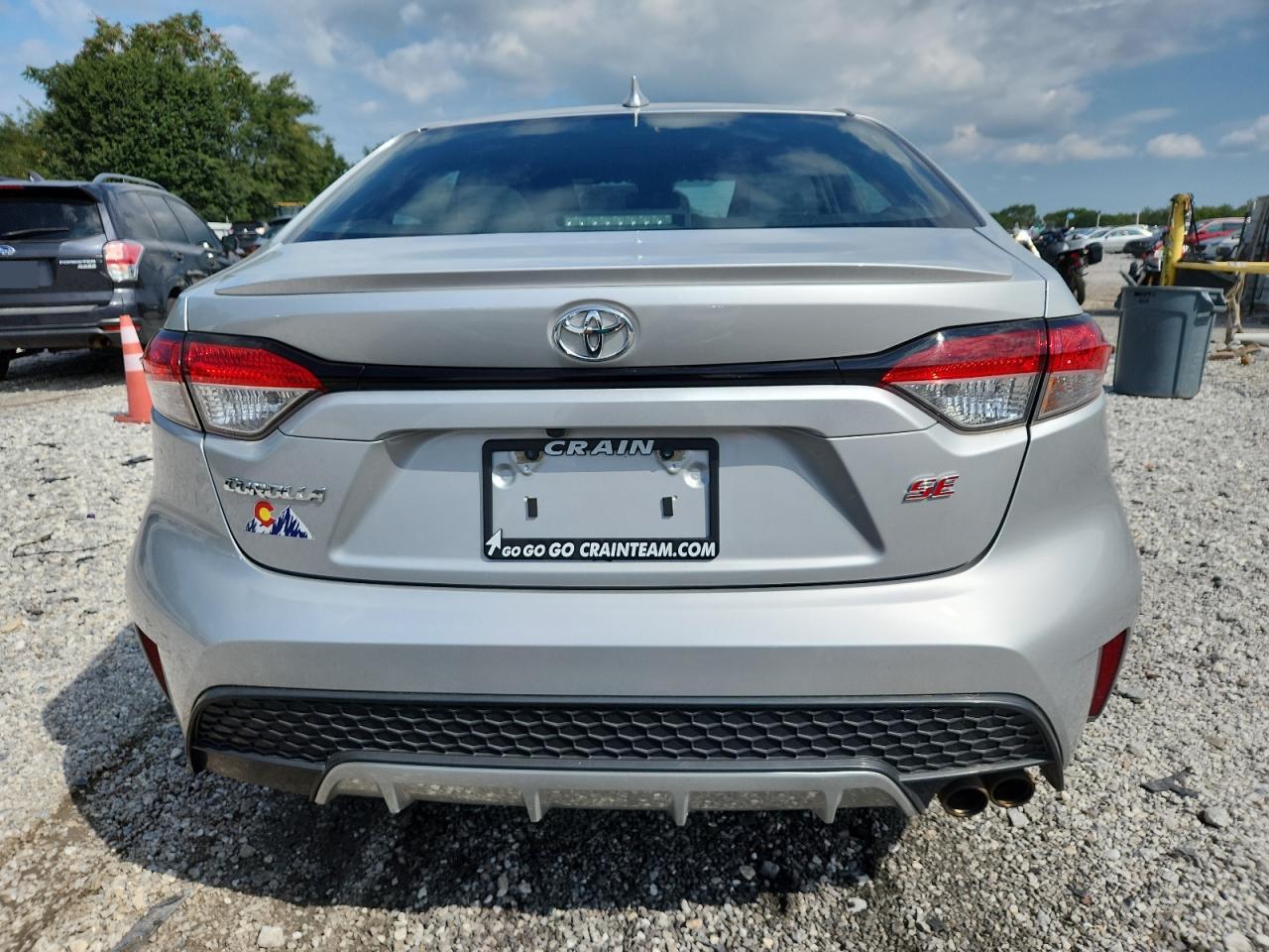 2022 Toyota Corolla Se Silver vin: 5YFS4MCE9NP111736