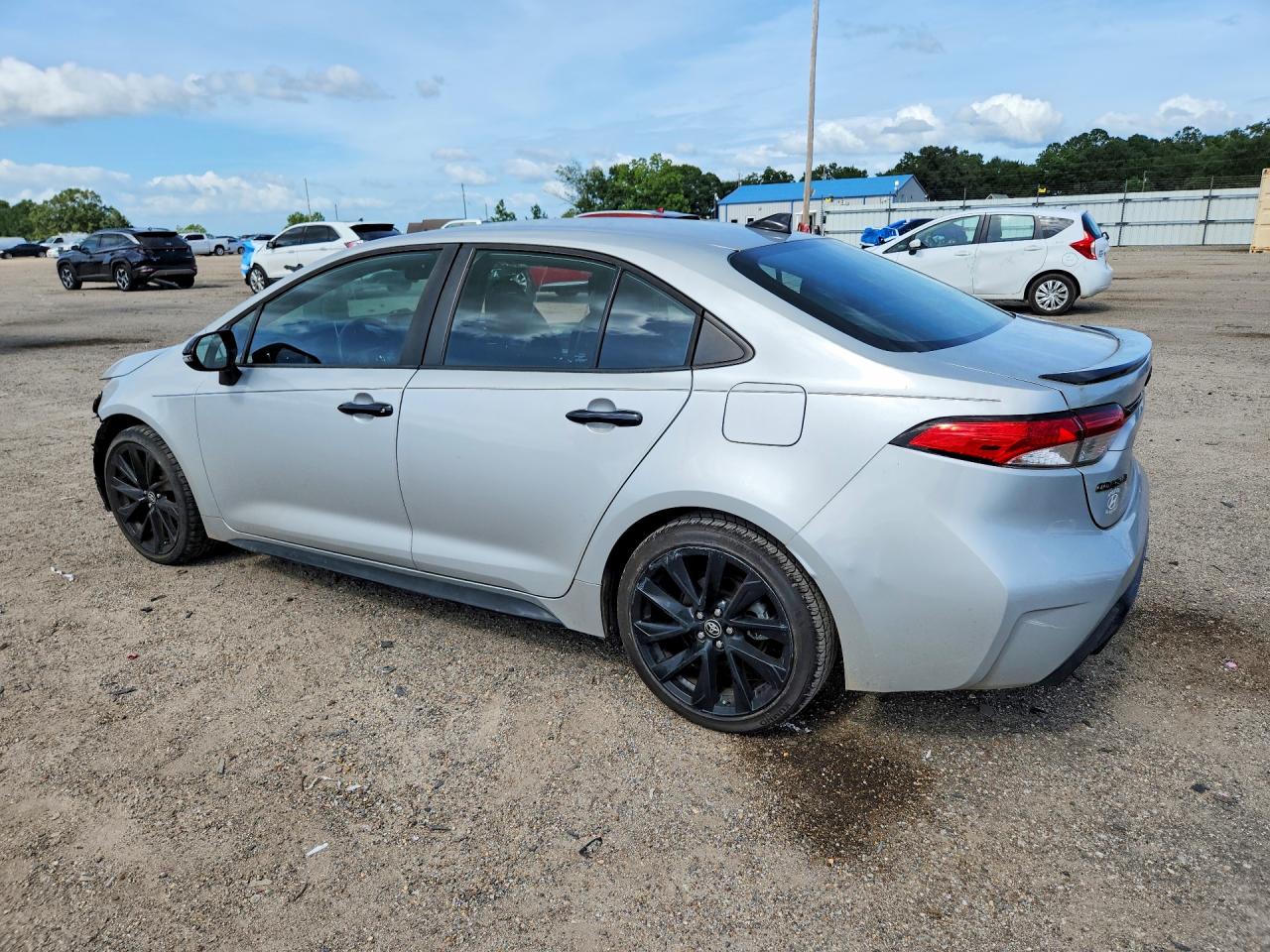 2022 Toyota Corolla Se Silver vin: 5YFS4MCE9NP122171