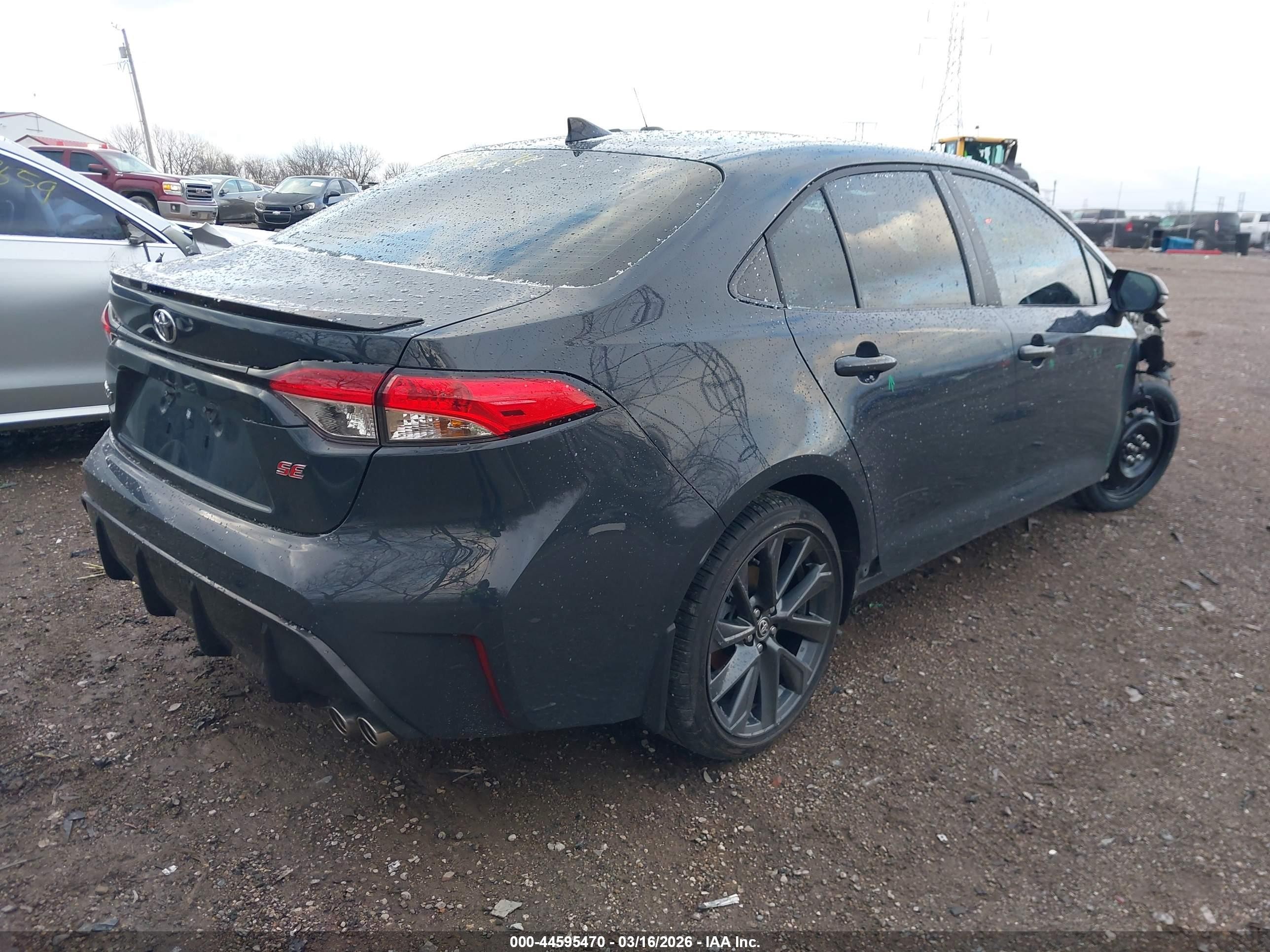 2025 Toyota Corolla Se Серый vin: 5YFS4MCEXSP239611