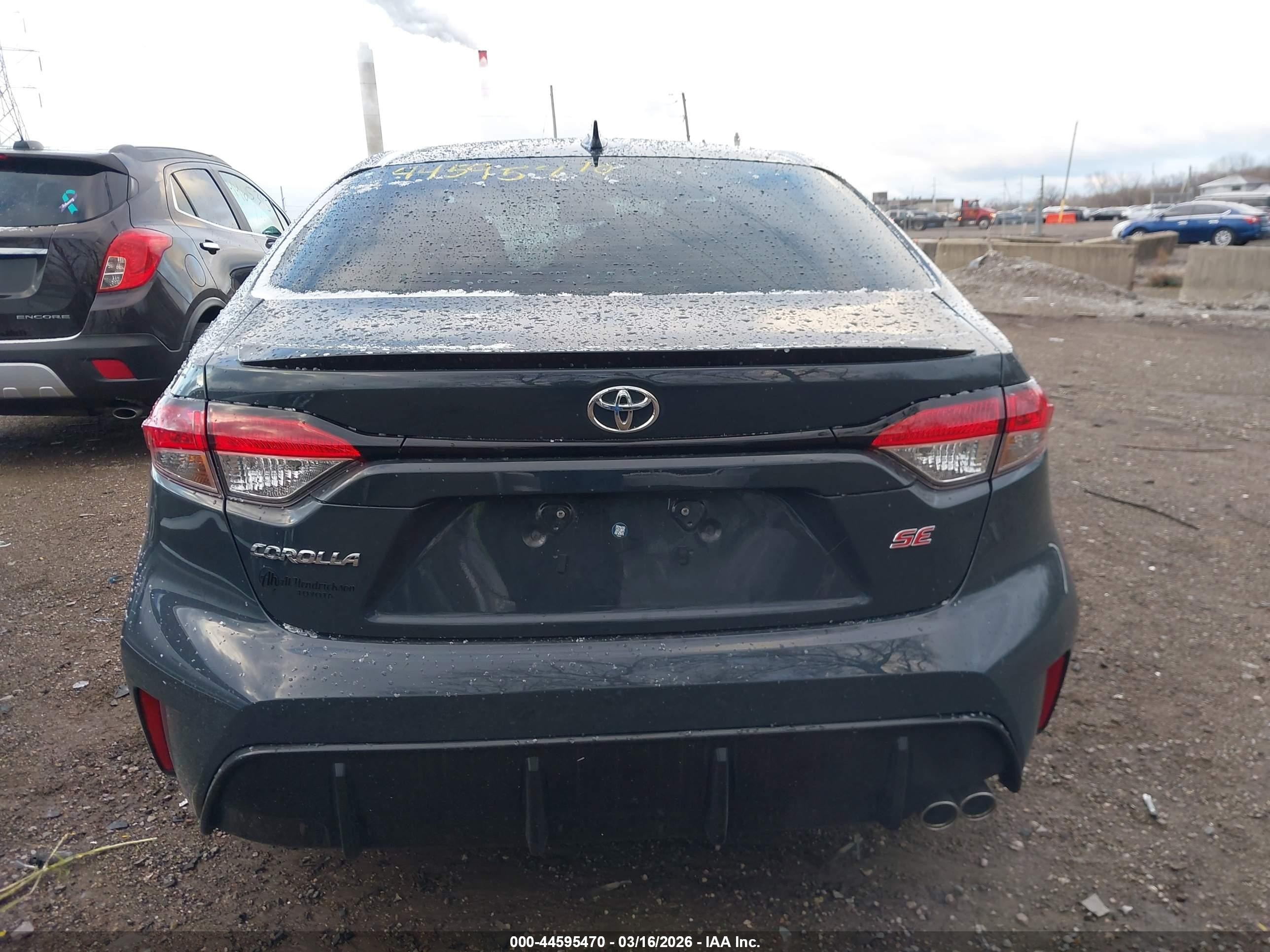 2025 Toyota Corolla Se Серый vin: 5YFS4MCEXSP239611