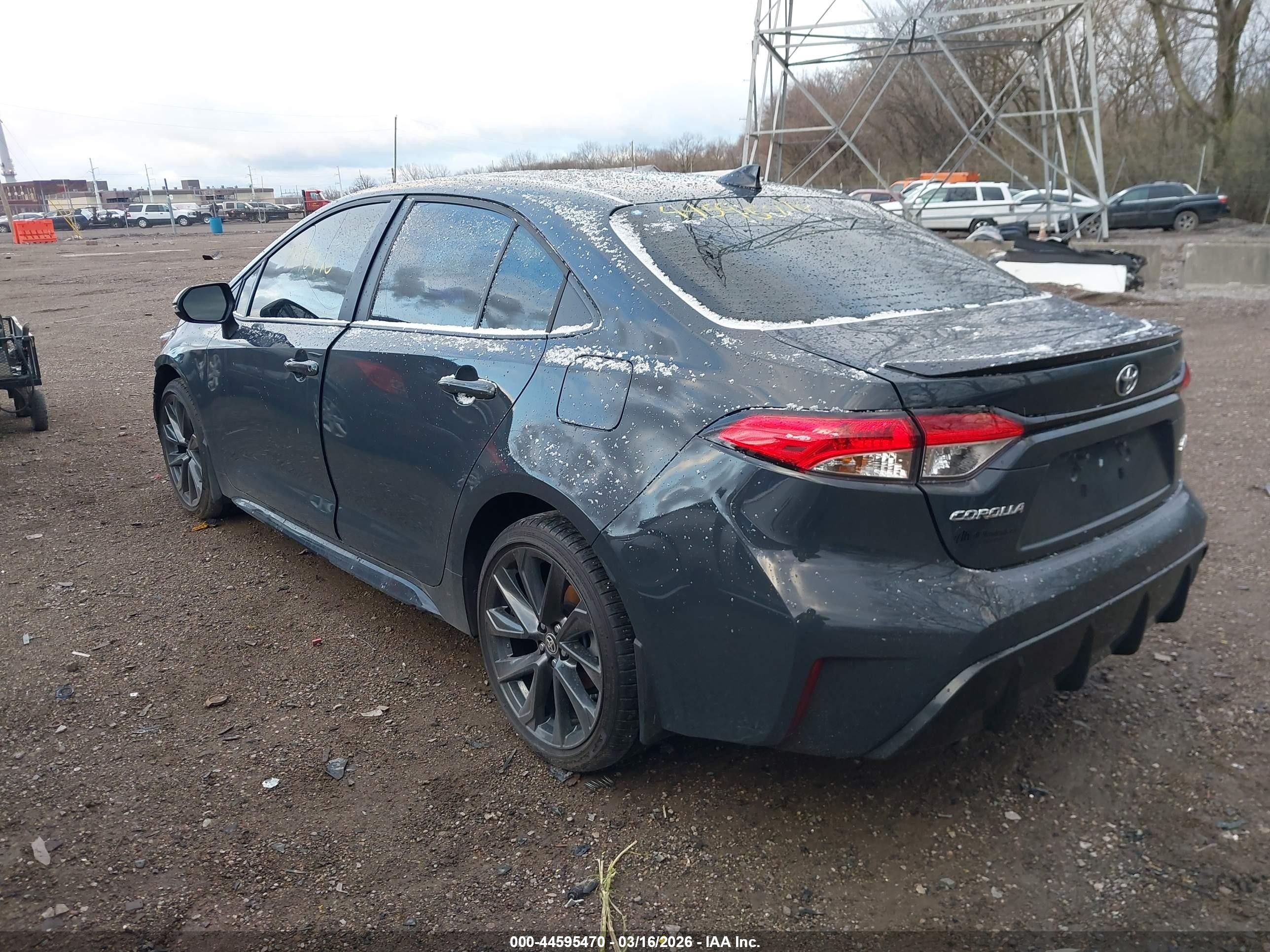 2025 Toyota Corolla Se Серый vin: 5YFS4MCEXSP239611