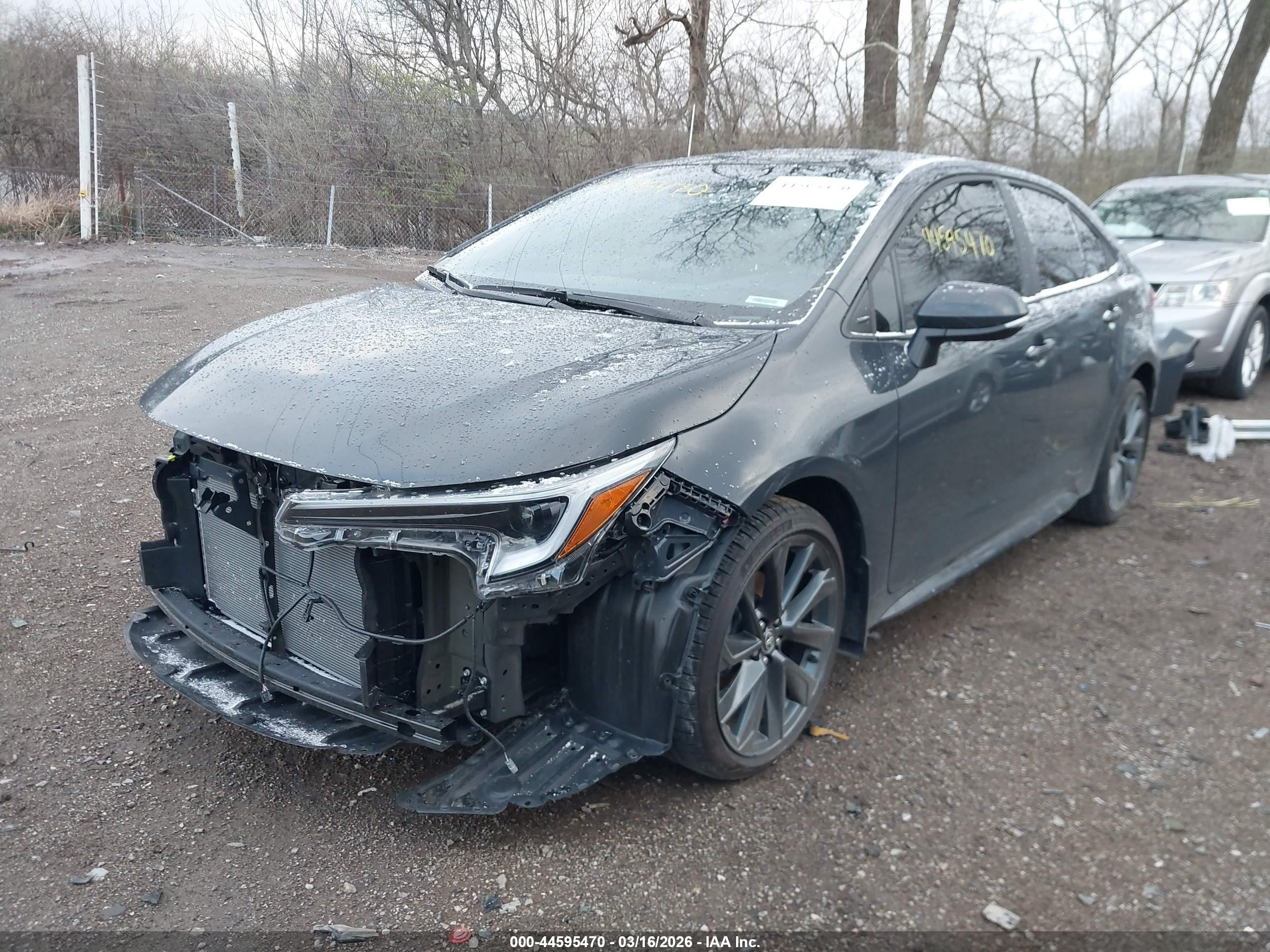 2025 Toyota Corolla Se Серый vin: 5YFS4MCEXSP239611