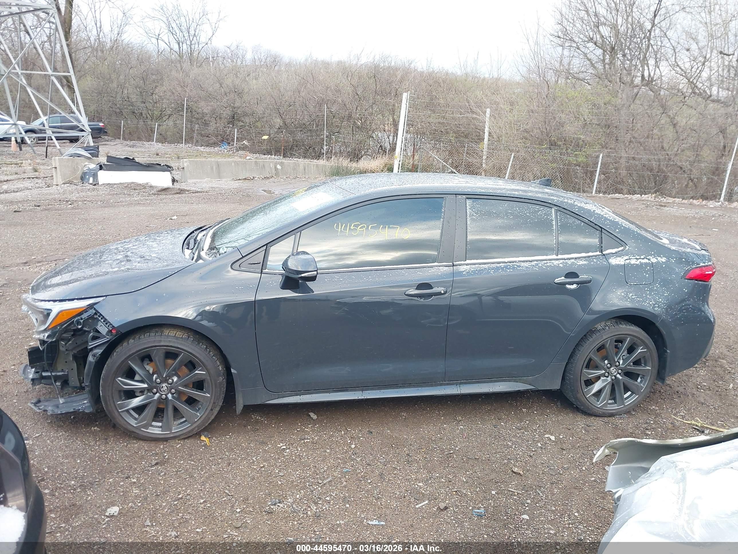 2025 Toyota Corolla Se Серый vin: 5YFS4MCEXSP239611