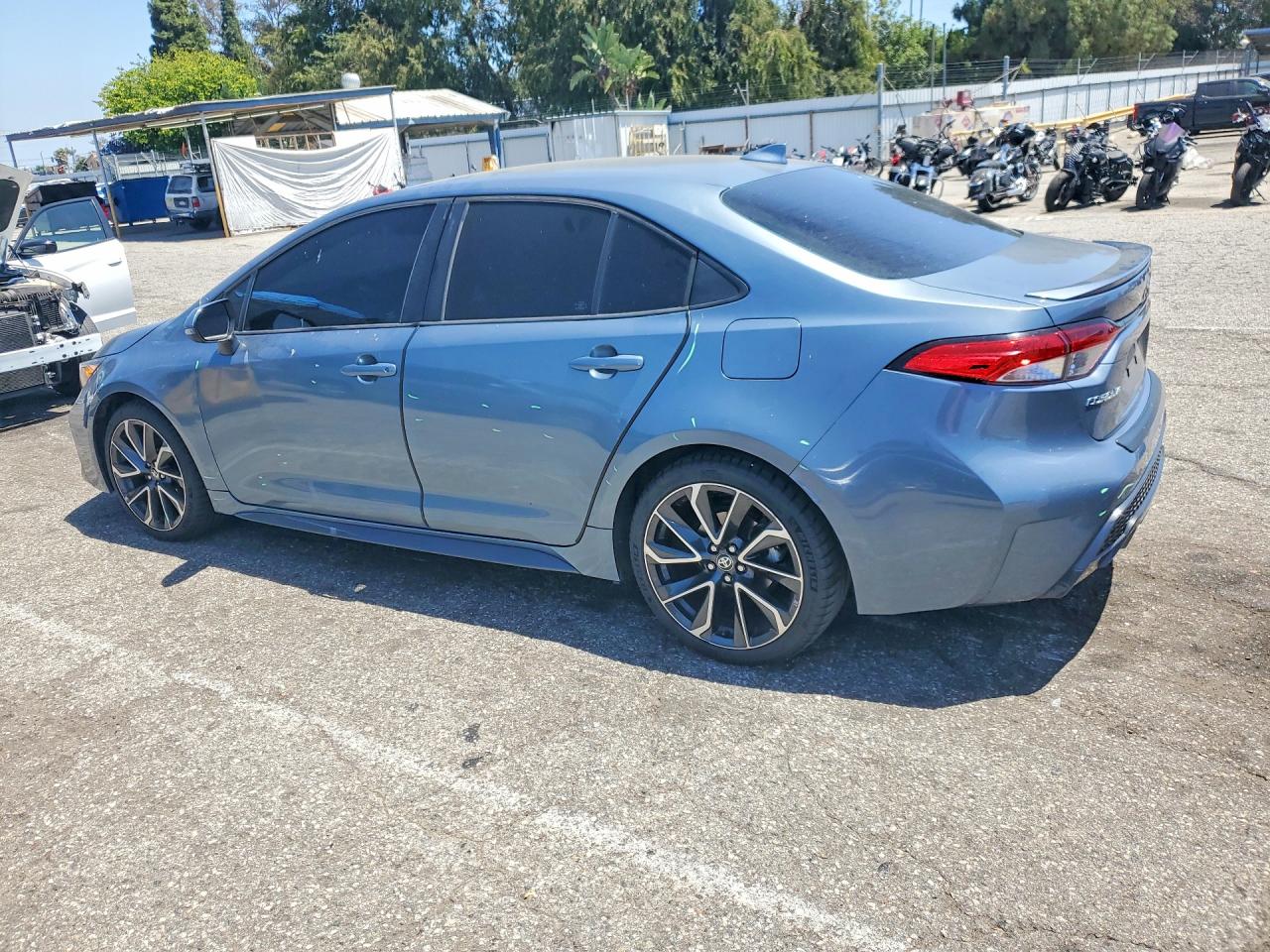 2020 Toyota Corolla Se Gray vin: 5YFS4RCE1LP031048