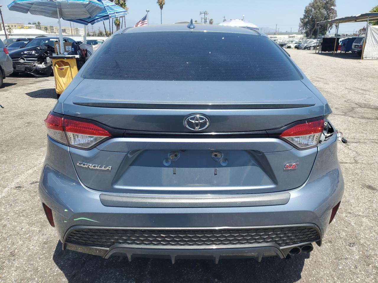 2020 Toyota Corolla Se Gray vin: 5YFS4RCE1LP031048