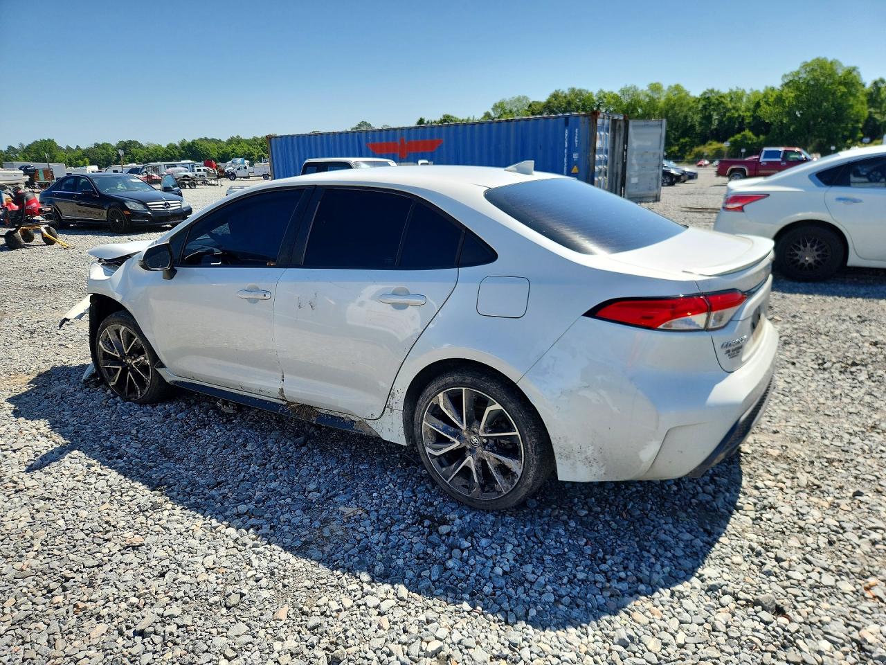 2020 Toyota Corolla Se White vin: 5YFS4RCE3LP037921