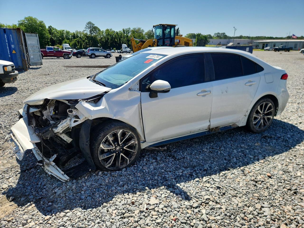 2020 Toyota Corolla Se White vin: 5YFS4RCE3LP037921