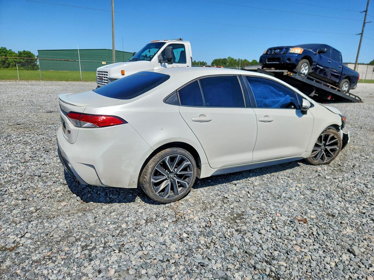 2020 Toyota Corolla Se White vin: 5YFS4RCE3LP037921