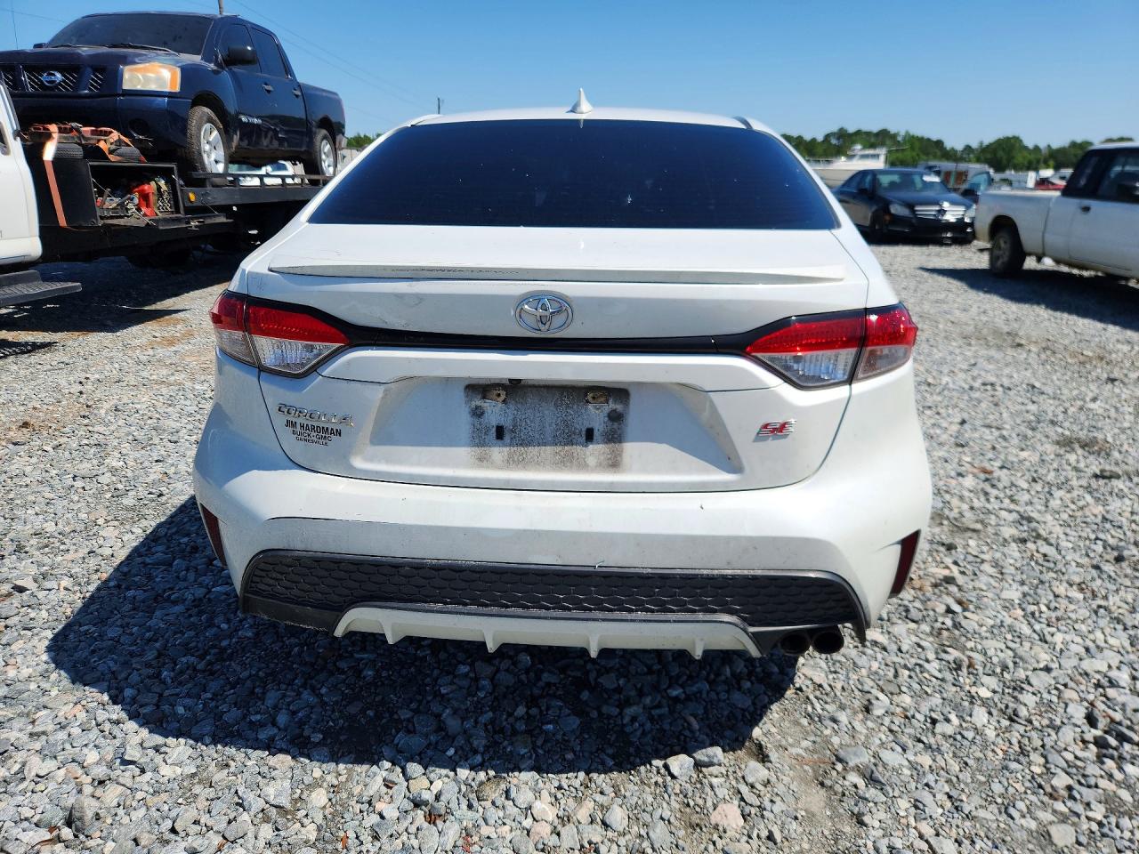 2020 Toyota Corolla Se White vin: 5YFS4RCE3LP037921