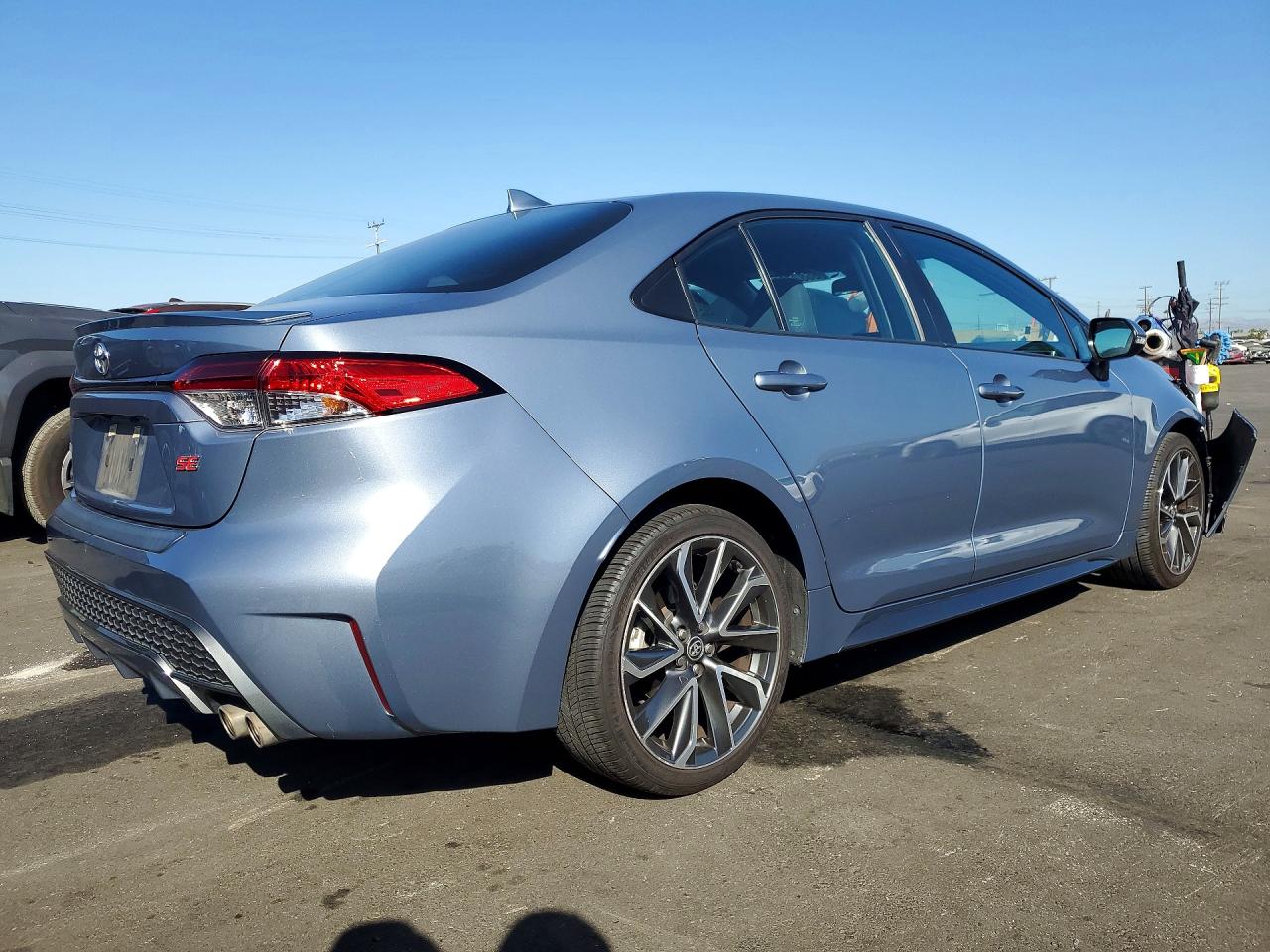 2020 Toyota Corolla Se Blue vin: 5YFS4RCE3LP047865