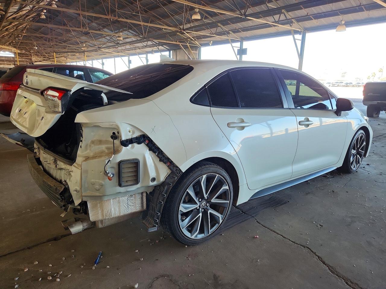 2020 Toyota Corolla Se White vin: 5YFS4RCE4LP054887