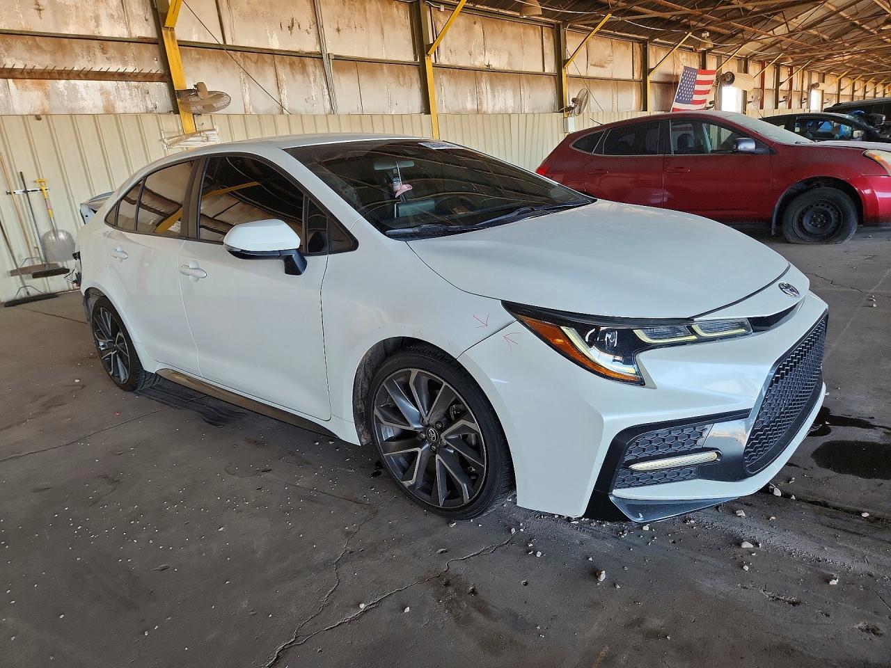 2020 Toyota Corolla Se White vin: 5YFS4RCE4LP054887