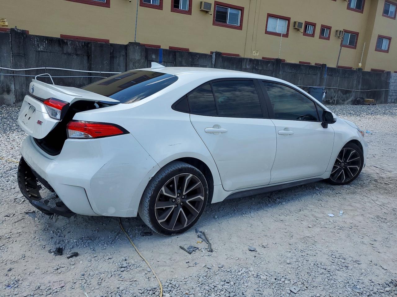 2020 Toyota Corolla Se White vin: 5YFS4RCE6LP053224