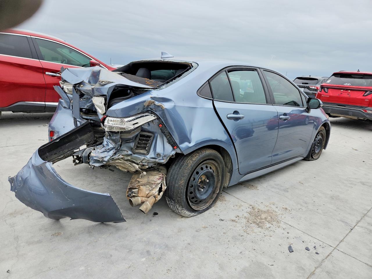 2020 Toyota Corolla Se Blue vin: 5YFS4RCE8LP044332