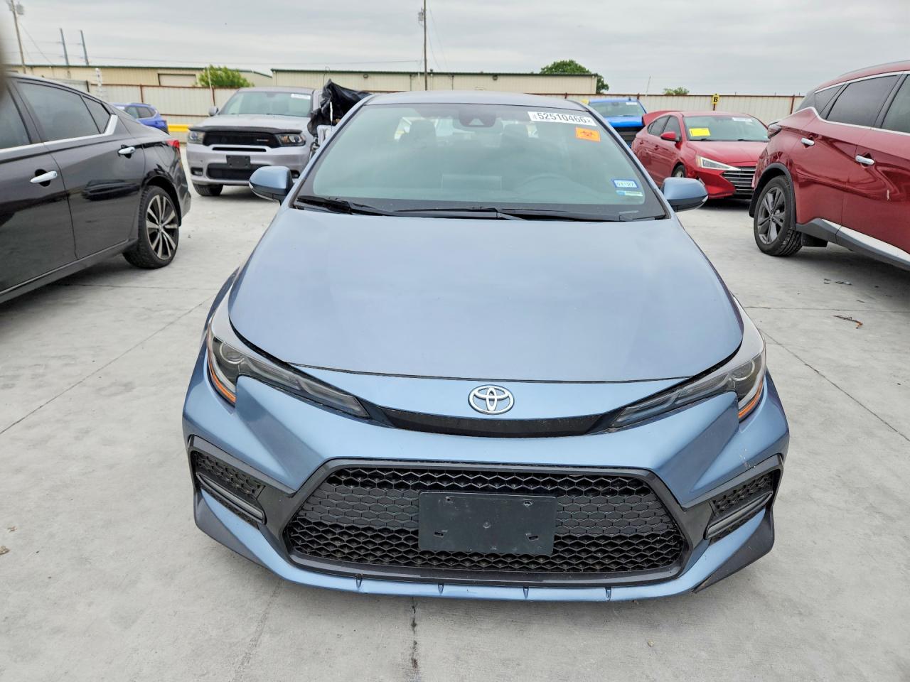 2020 Toyota Corolla Se Blue vin: 5YFS4RCE8LP044332