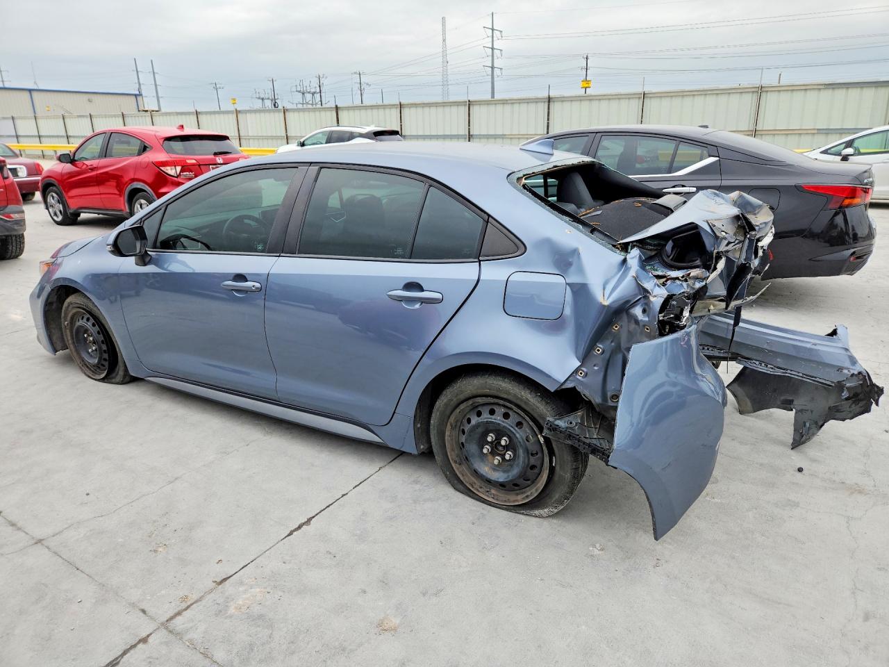 2020 Toyota Corolla Se Blue vin: 5YFS4RCE8LP044332