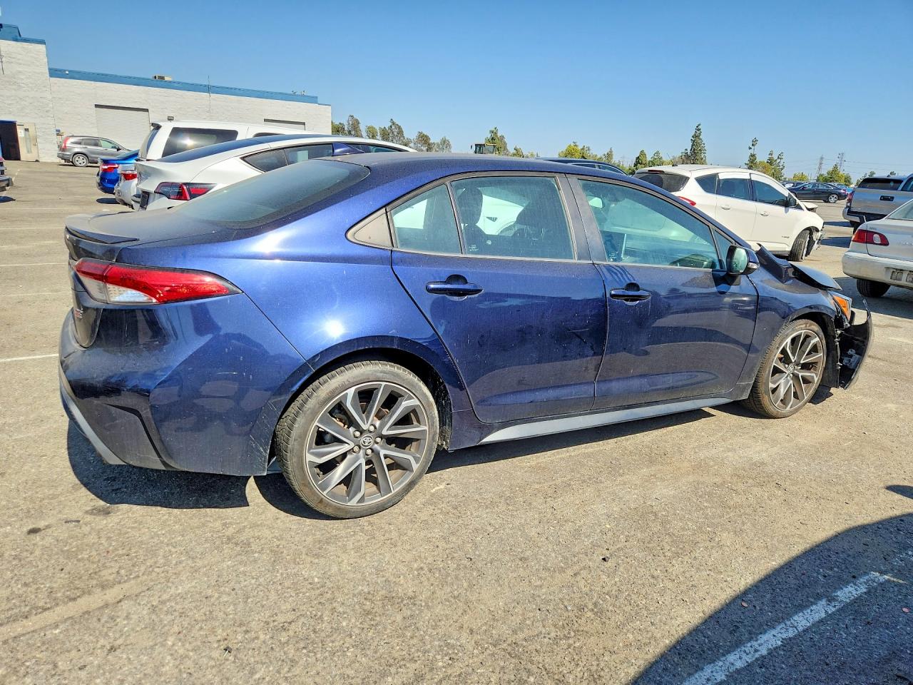 2020 Toyota Corolla Se Blue vin: 5YFS4RCEXLP031954