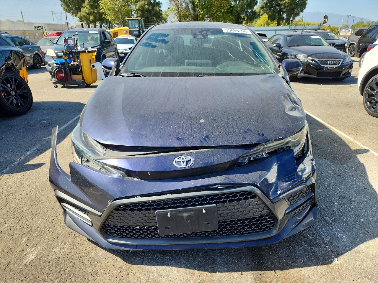 2020 Toyota Corolla Se Blue vin: 5YFS4RCEXLP031954