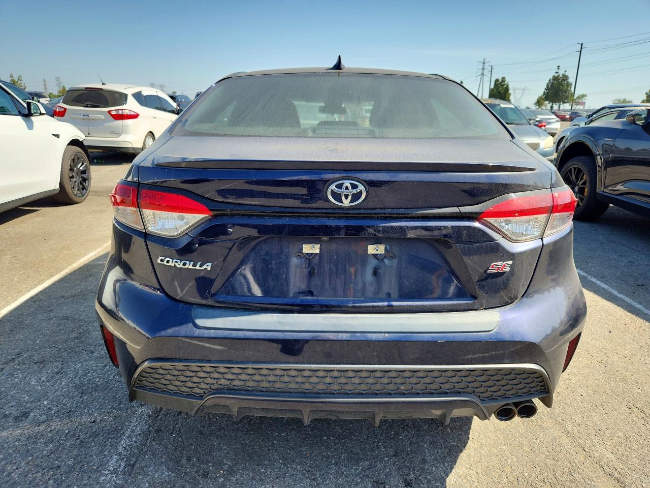 2020 Toyota Corolla Se Blue vin: 5YFS4RCEXLP031954