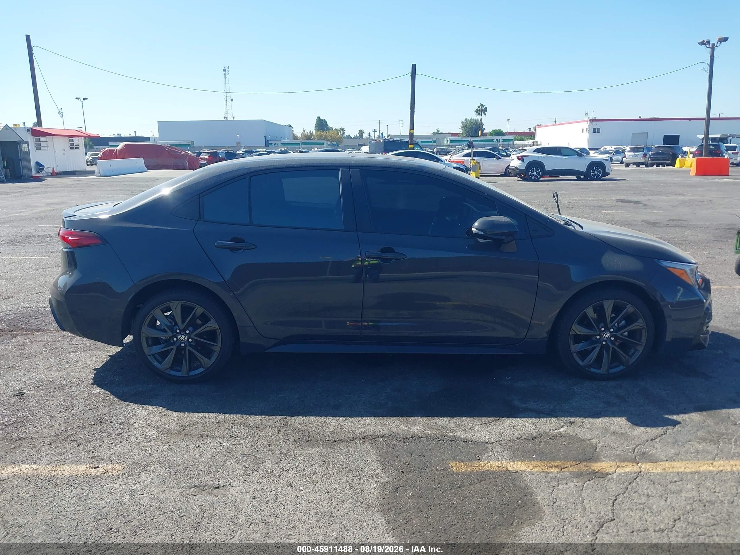 2024 Toyota Corolla Xse Gray vin: 5YFT4MCE2RP208853