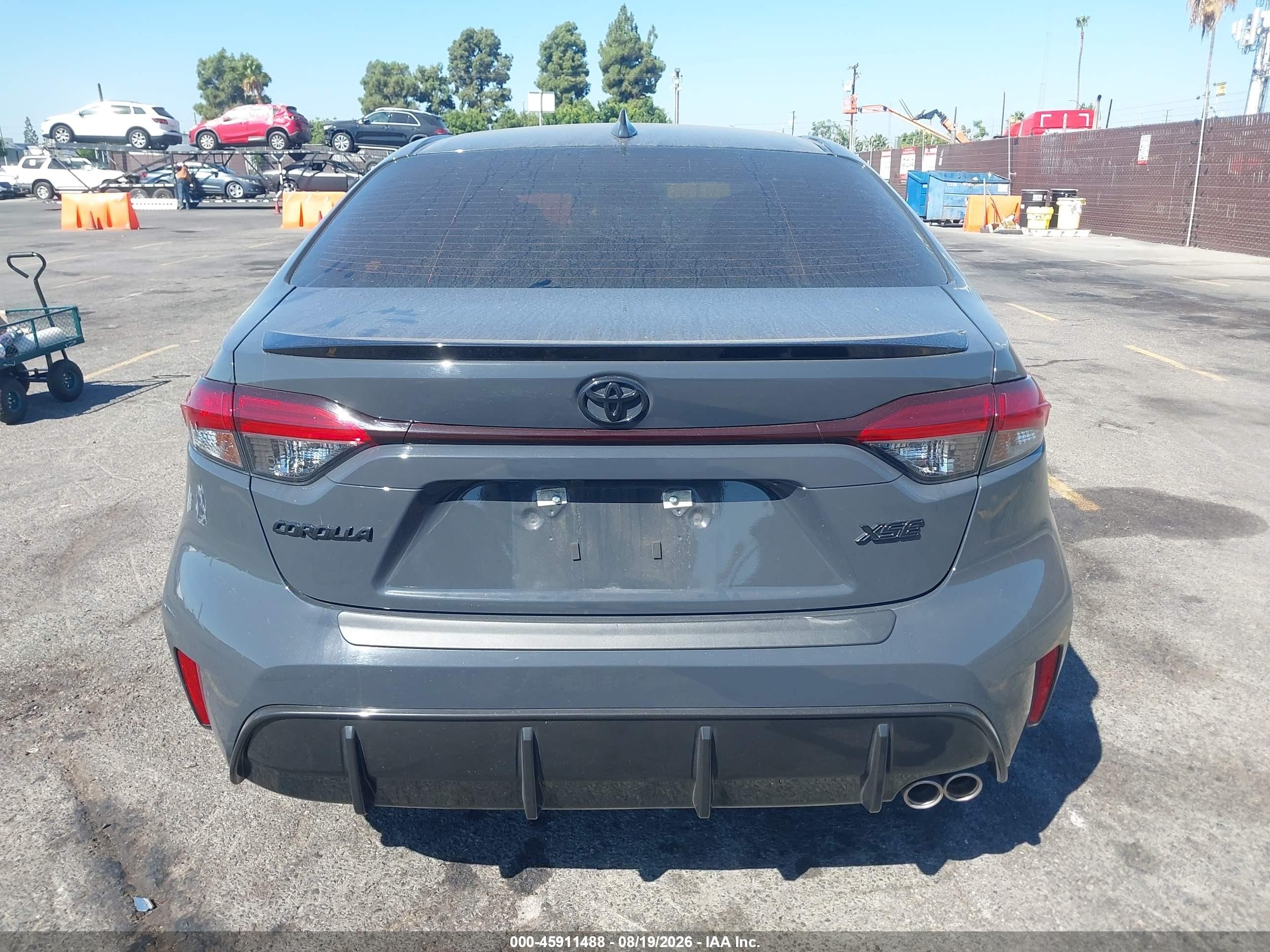 2024 Toyota Corolla Xse Gray vin: 5YFT4MCE2RP208853