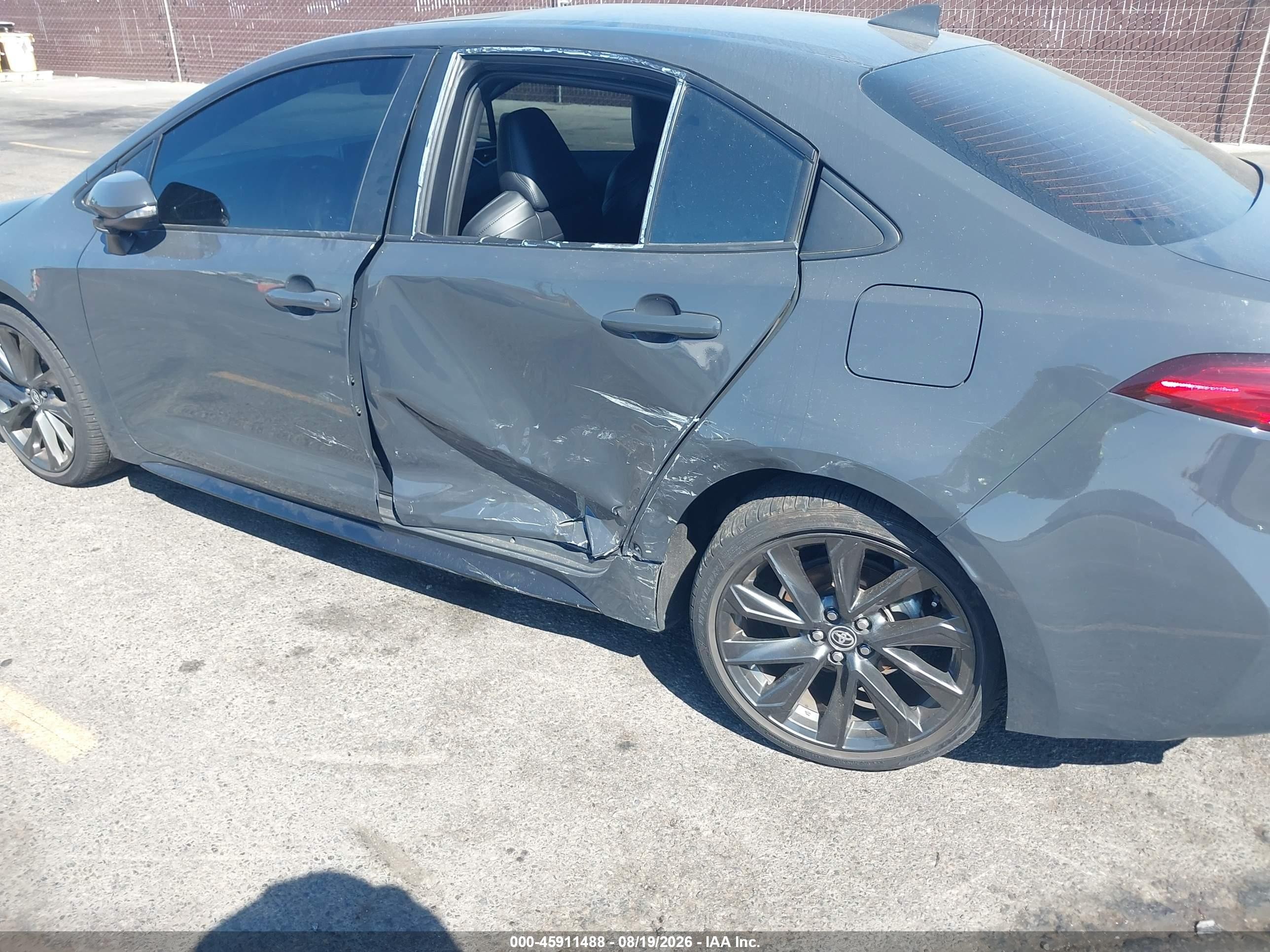 2024 Toyota Corolla Xse Gray vin: 5YFT4MCE2RP208853