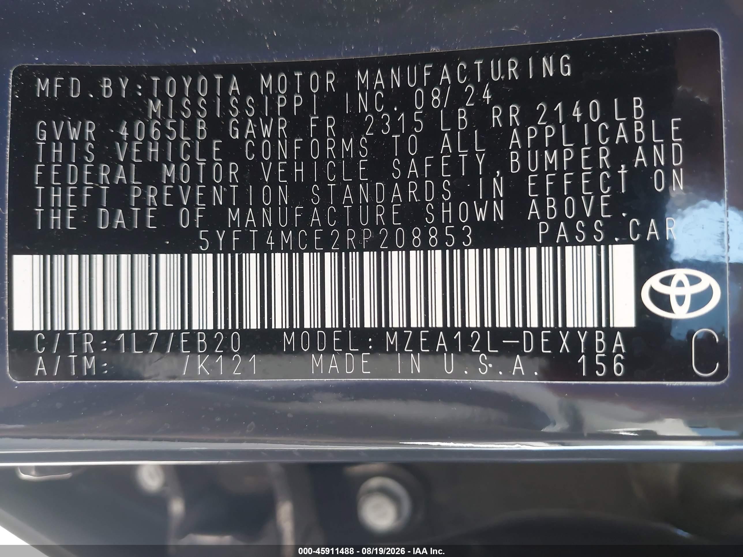2024 Toyota Corolla Xse Gray vin: 5YFT4MCE2RP208853