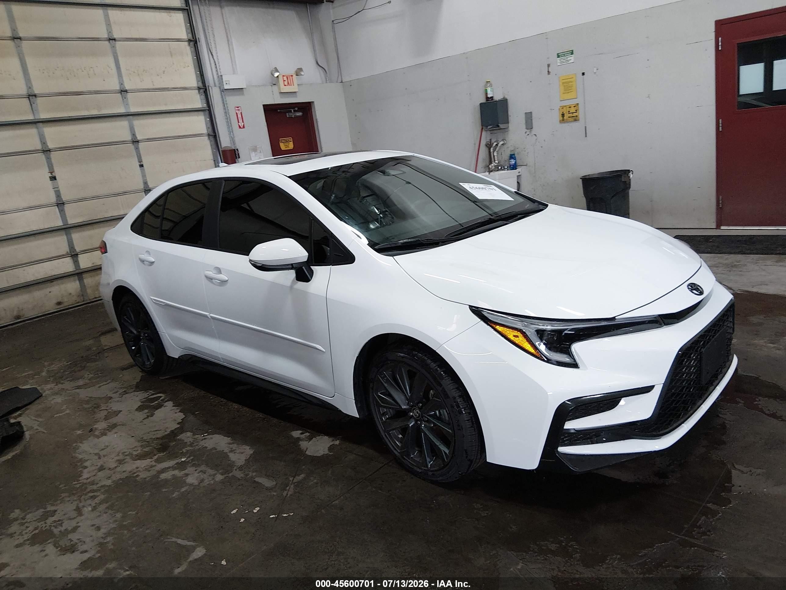 2026 Toyota Corolla Xse White vin: 5YFT4MCE9TP277059