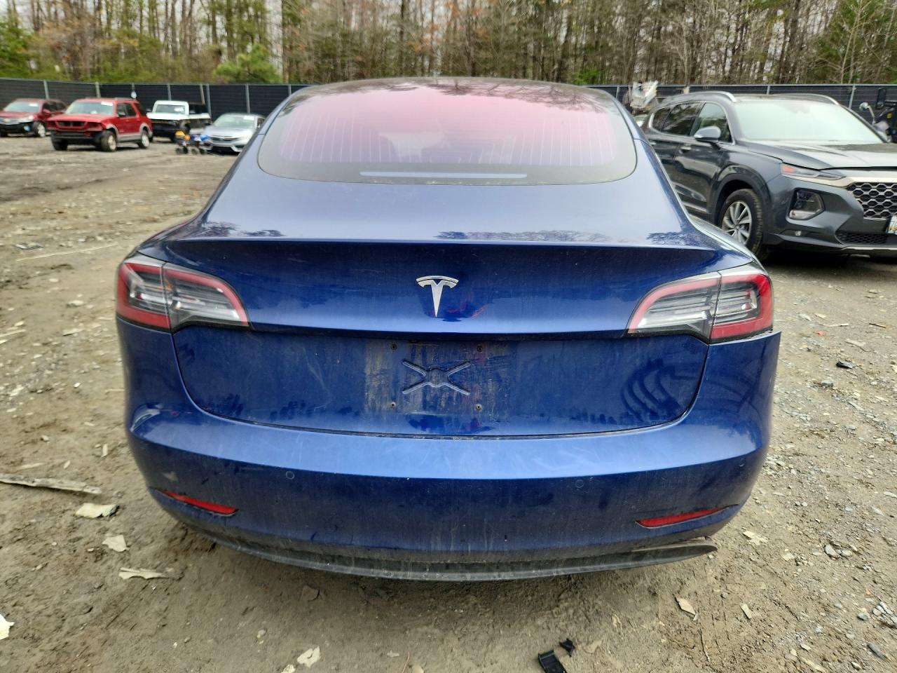 2018 Tesla Model 3 Синий vin: 5YJ3E1EA0JF007247
