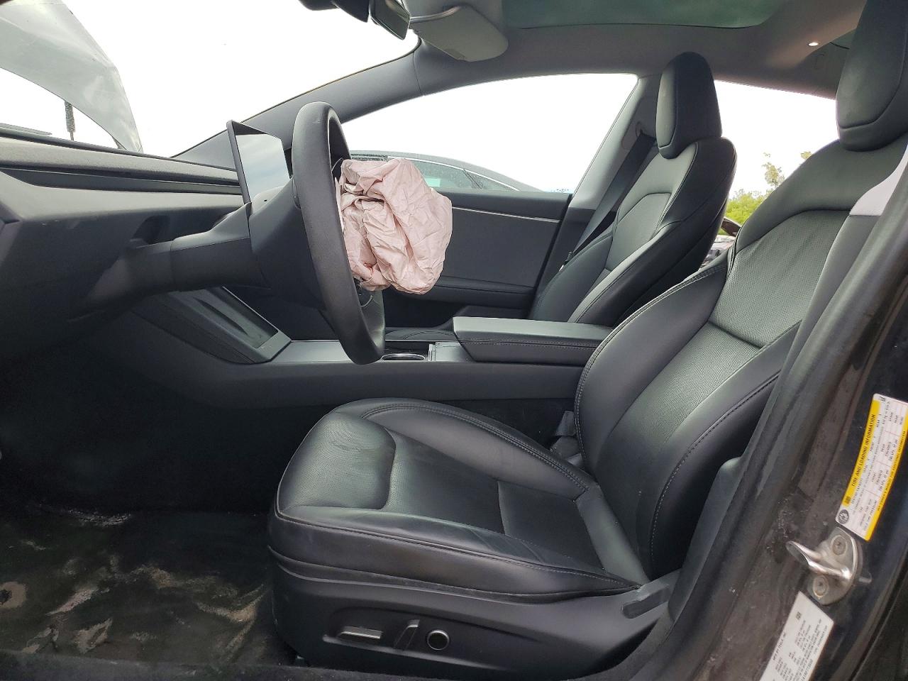 2024 Tesla Model 3 Gray vin: 5YJ3E1EA1RF773550
