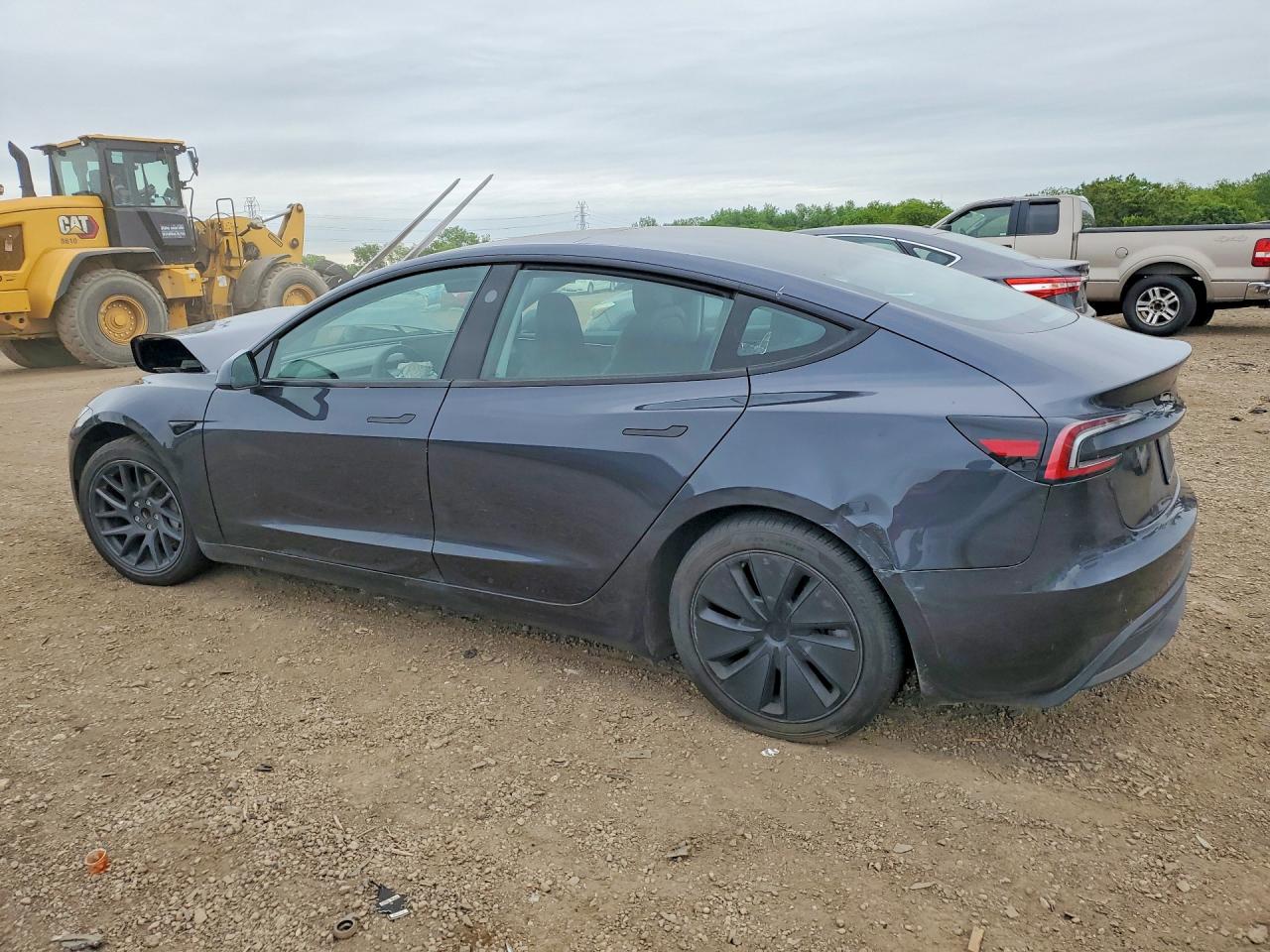 2024 Tesla Model 3 Gray vin: 5YJ3E1EA1RF773550