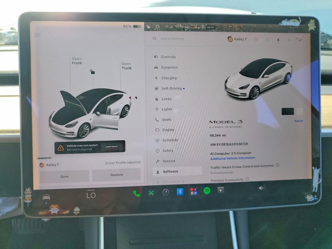 2018 Tesla Model 3 Белый vin: 5YJ3E1EA2JF038726