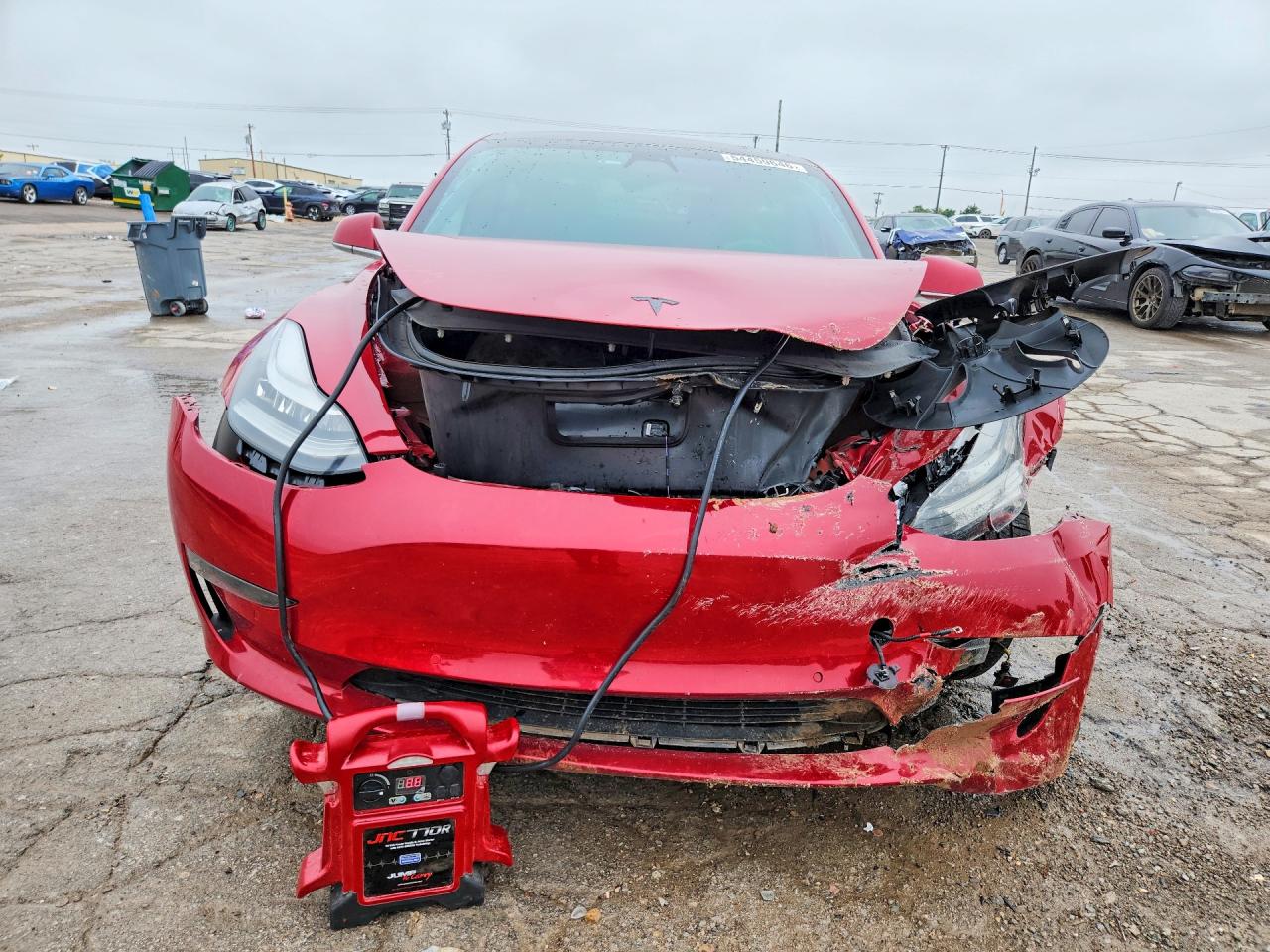 2020 Tesla Model 3 Красный vin: 5YJ3E1EA2LF504240